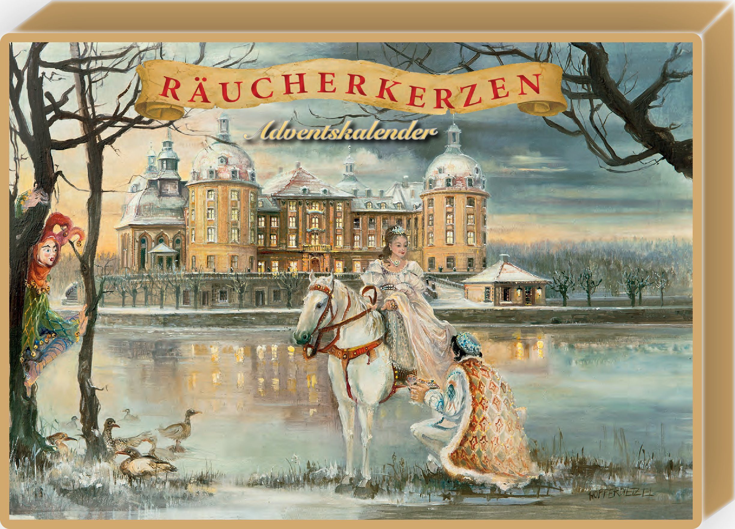 Olewinski & Tochter Adventskalender Räucherkerzen-Adventskalender, Motiv: