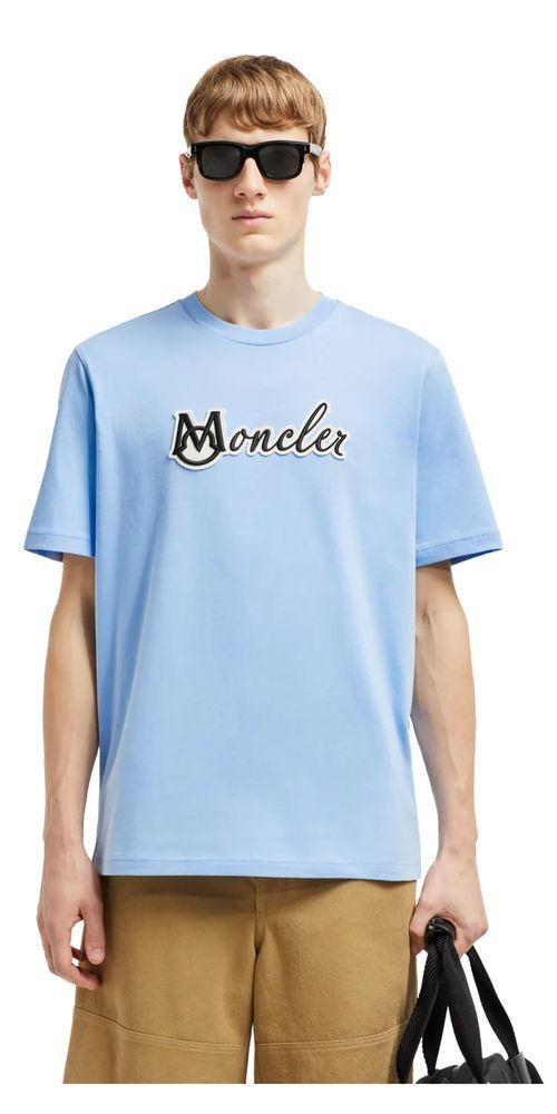 MONCLER Print-Shirt Moncler Varsity Logo T-Shirt