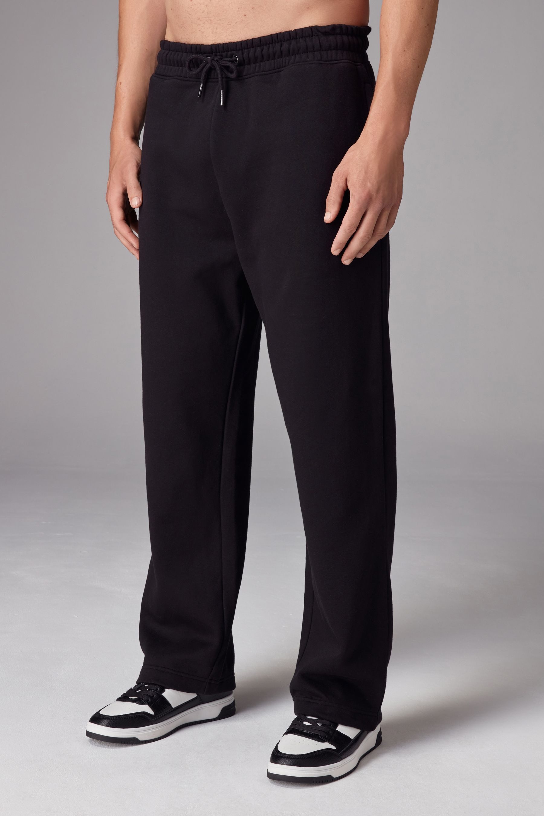 Next Jogginghose Straight Fit Premium-Jogginghose (1-tlg)