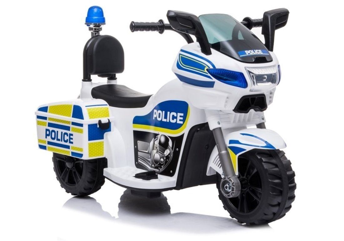 BoGi Elektro-Kindermotorrad Kinder Elektro-Motorrad Polizei TR1912,