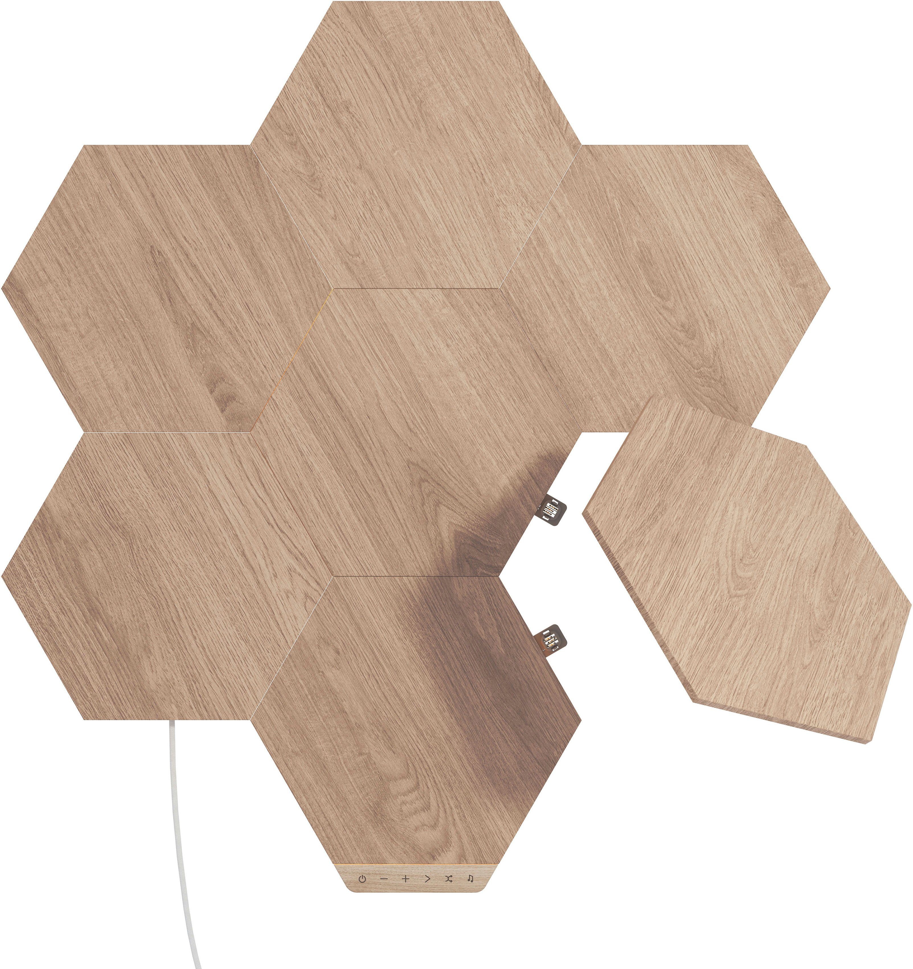 nanoleaf LED Panel Wood Look, Dimmfunktion,
