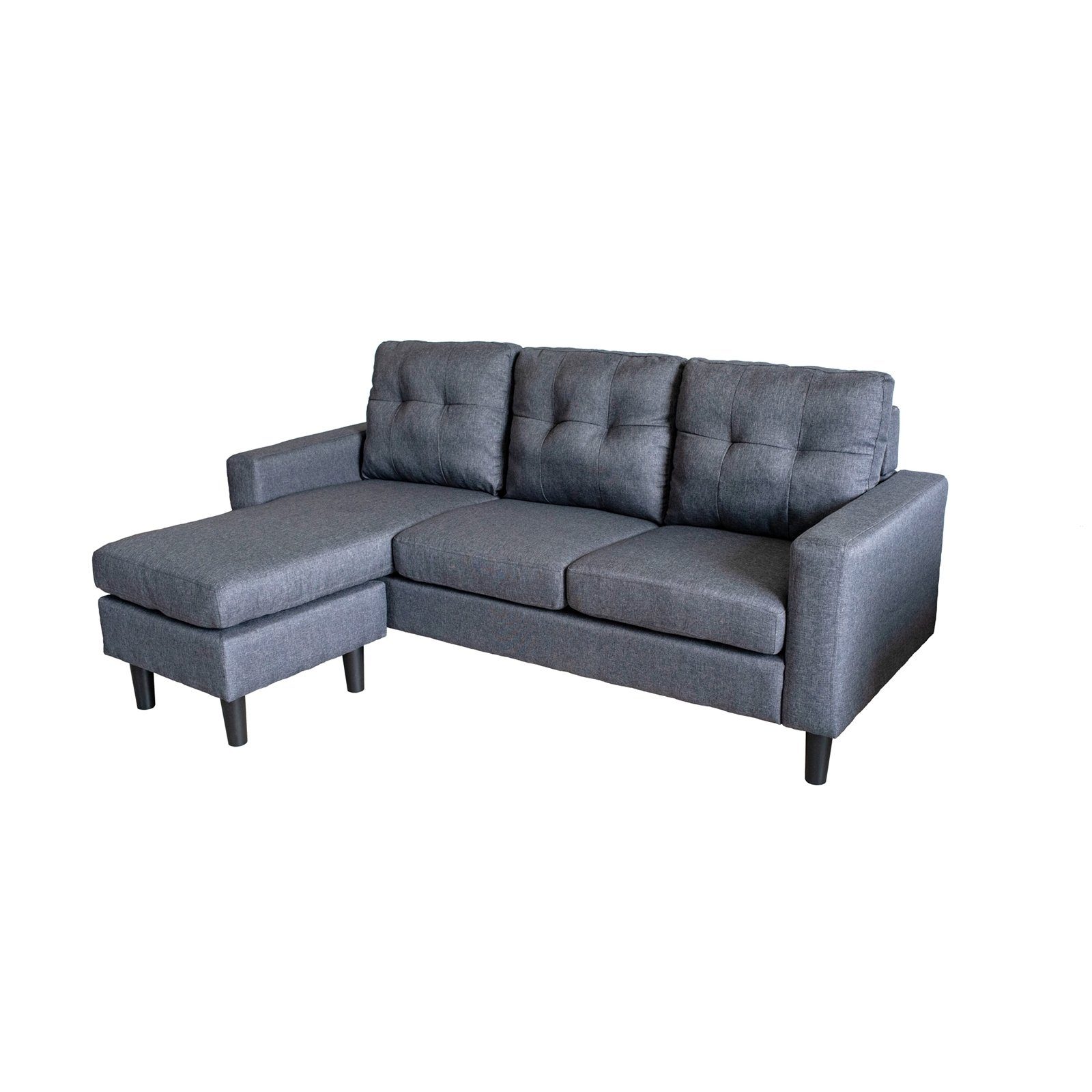 HTI-Living Ecksofa Ecksofa Reva Grau, Stück