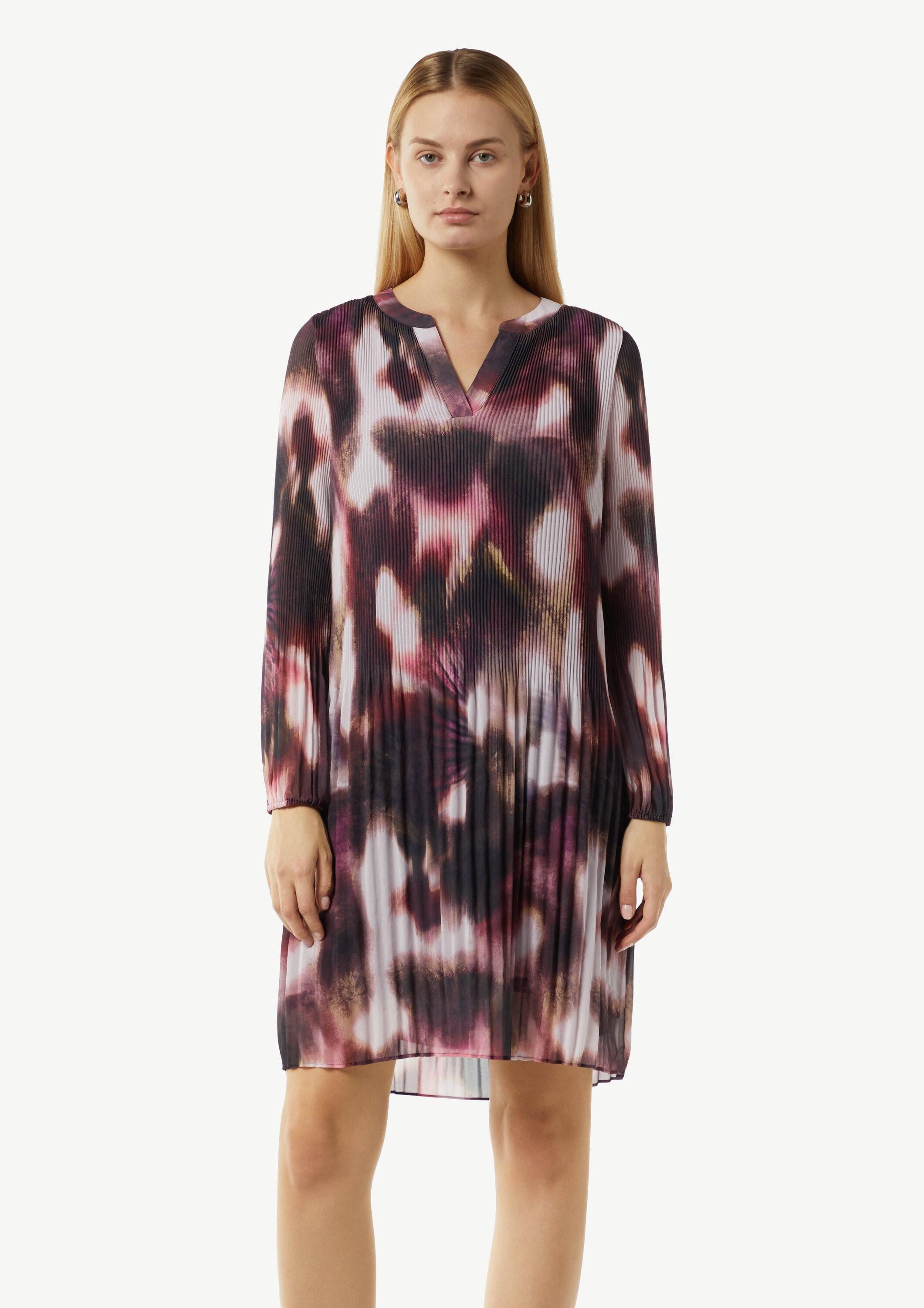 comma Minikleid Kleid Kurzes Kleid aus