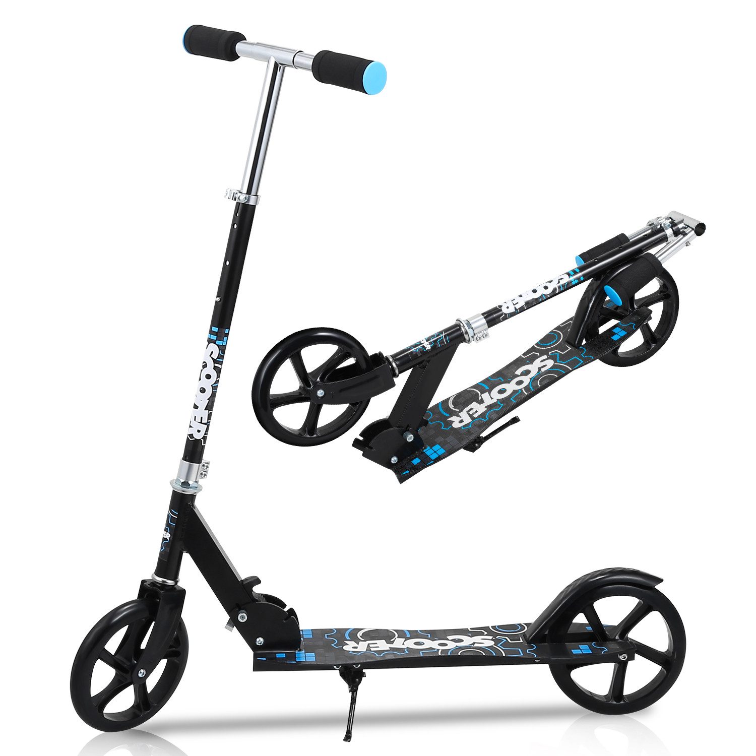 Clanmacy Scooter Kinderoller Scooter klappbar Kinderscooter