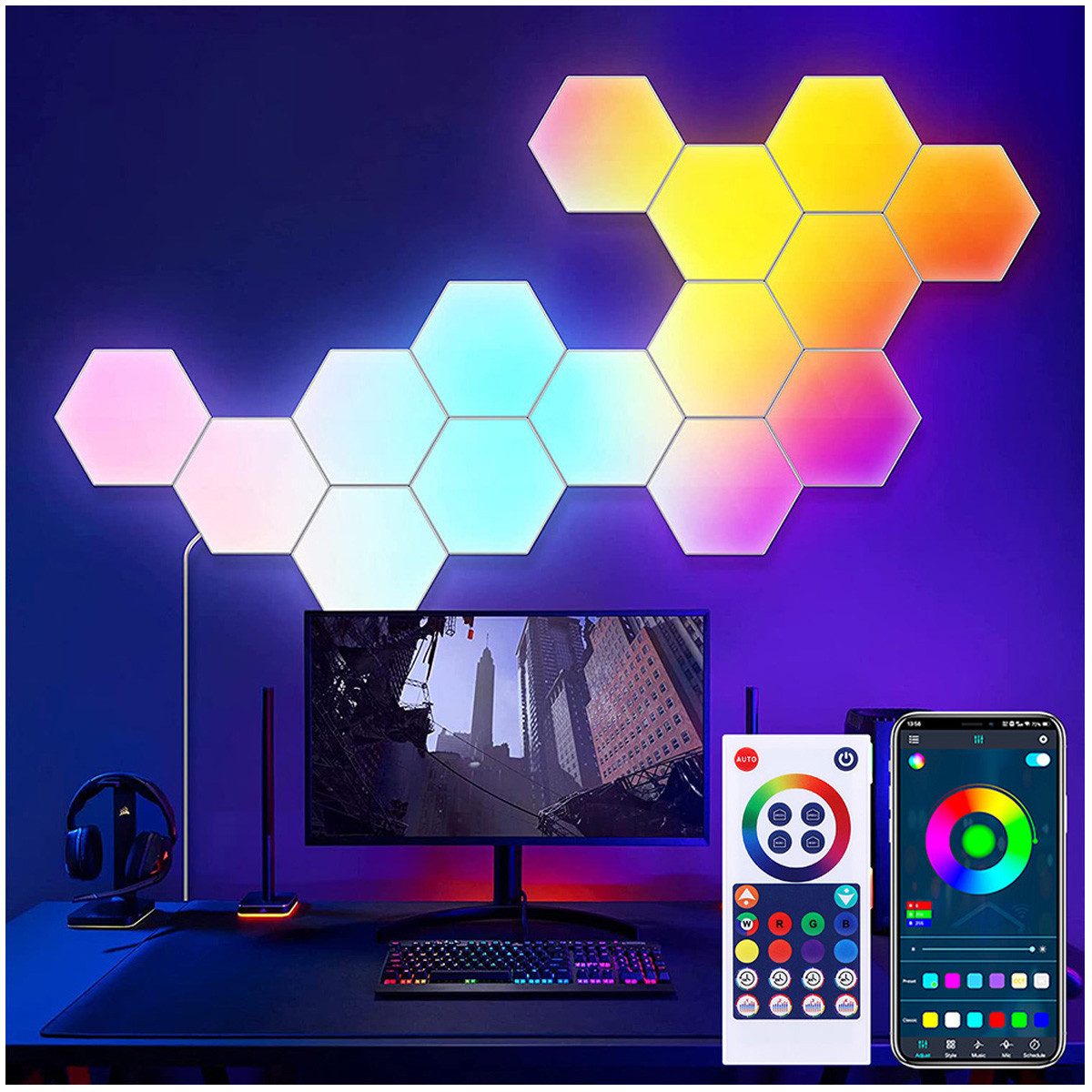 Qualra LED Panel Hexagon LED Panel