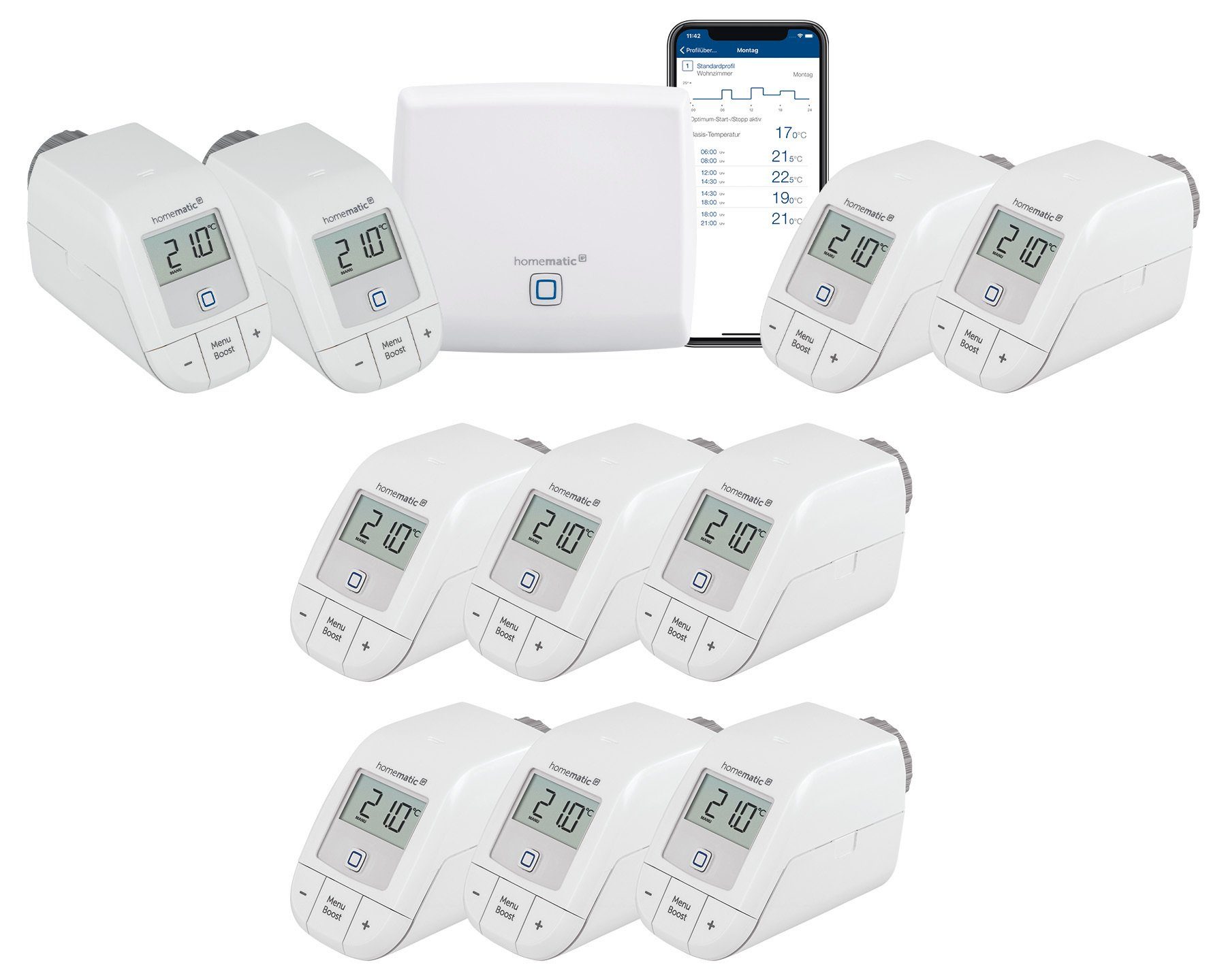 Homematic IP Heizkörperthermostat Bundle Starter Set