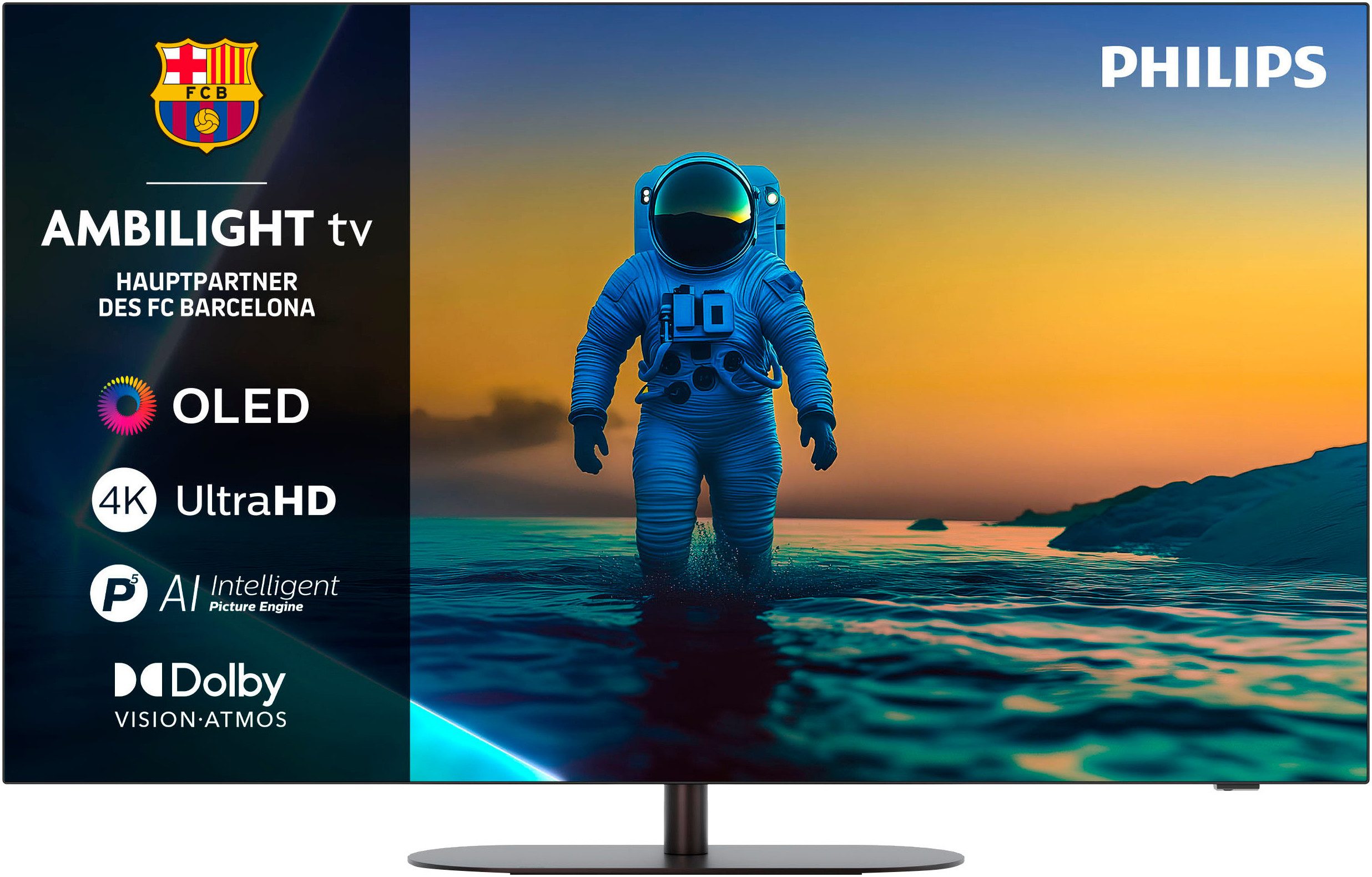 Philips 55OLED810/12 OLED-Fernseher (139 cm/55 Zoll,