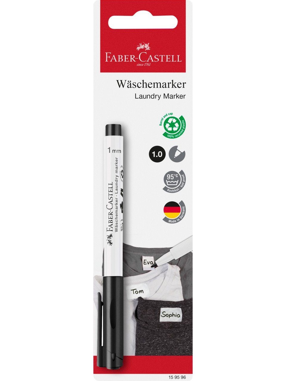 Faber-Castell Marker Faber-Castell Wäschemarker schwarz