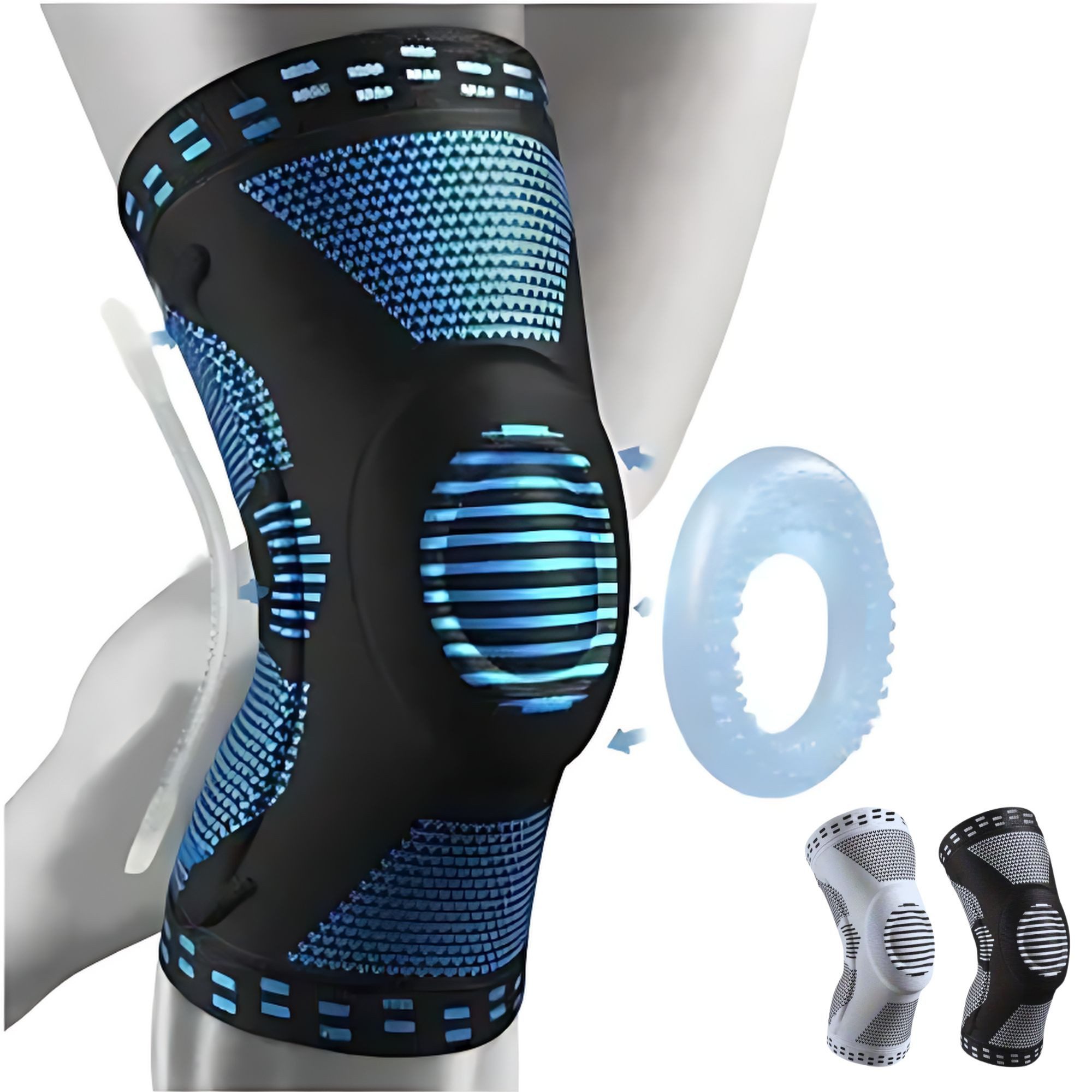 SQAUT® Kniebandage Orthopädische Kniebandage Kniestütze Knie