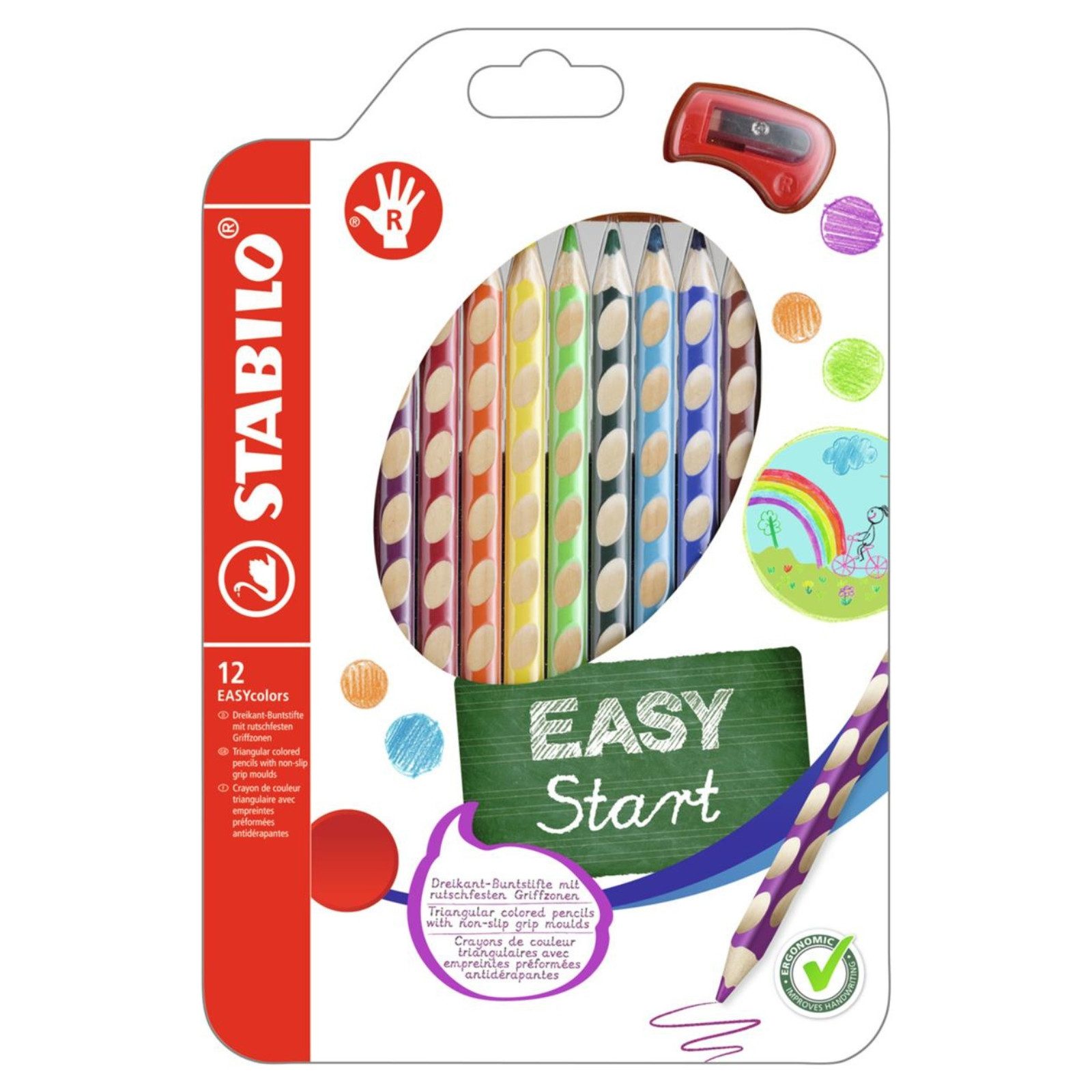 STABILO Buntstift STABILO EASYcolors - ergonomischer