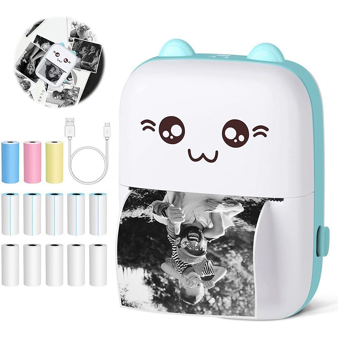 BUMHUM Mini Drucker,Thermodrucker Handy Drucker ?Tragbarer