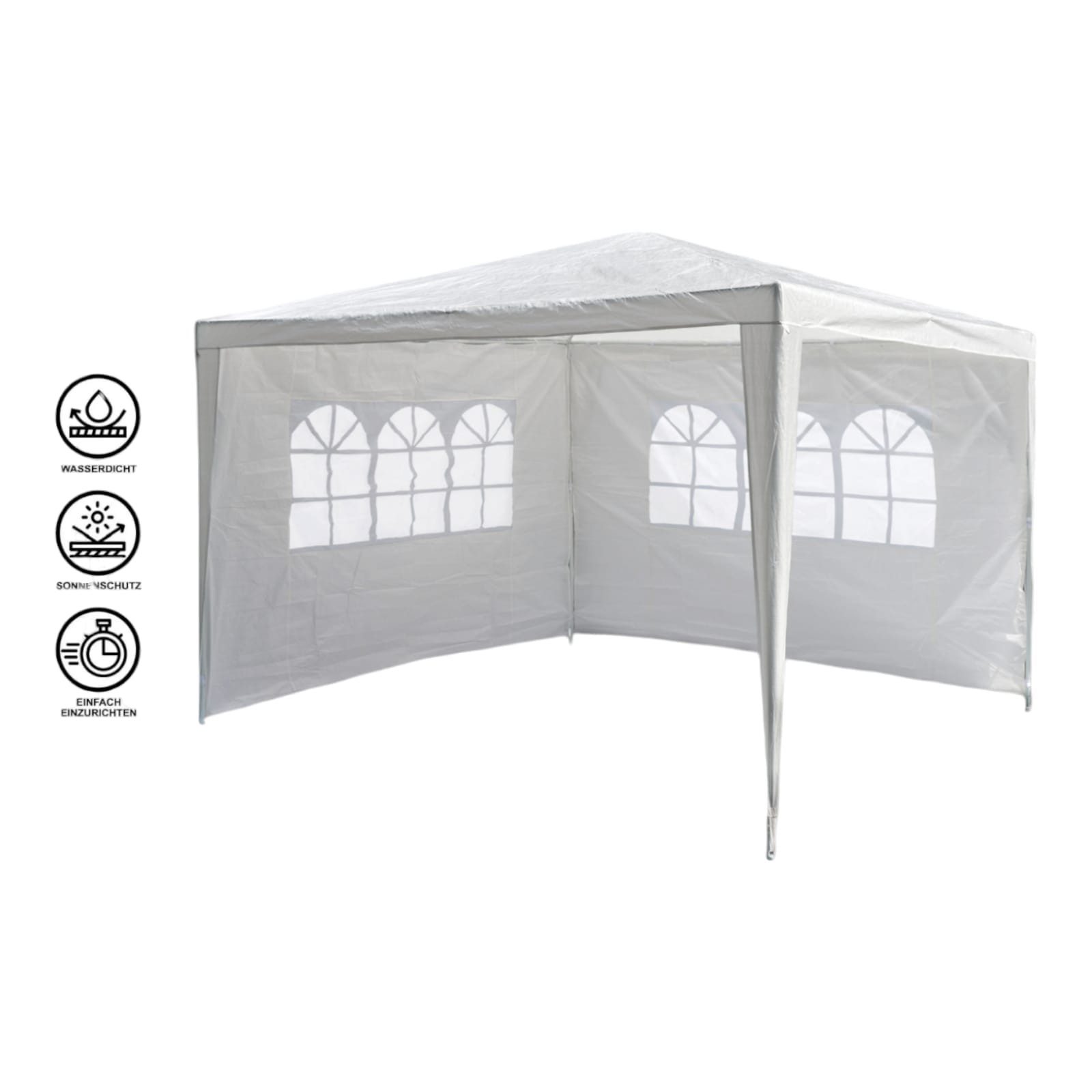 KEINerlei® Pavillon Pavillon Gartenzelt 3x3m Partyzelt