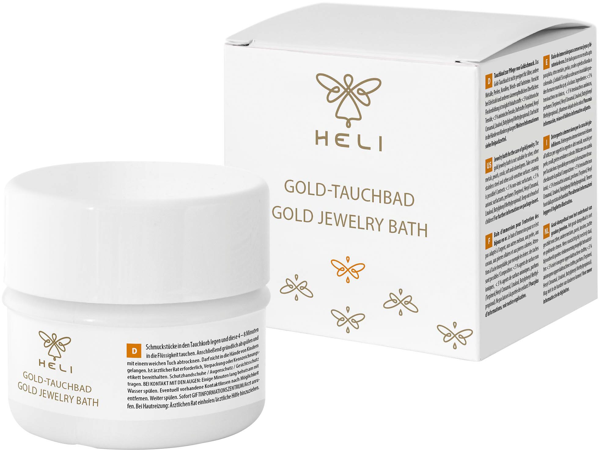 HELI Schmuck Geschenk Schmuckpflege Gold-Tauchbad für
