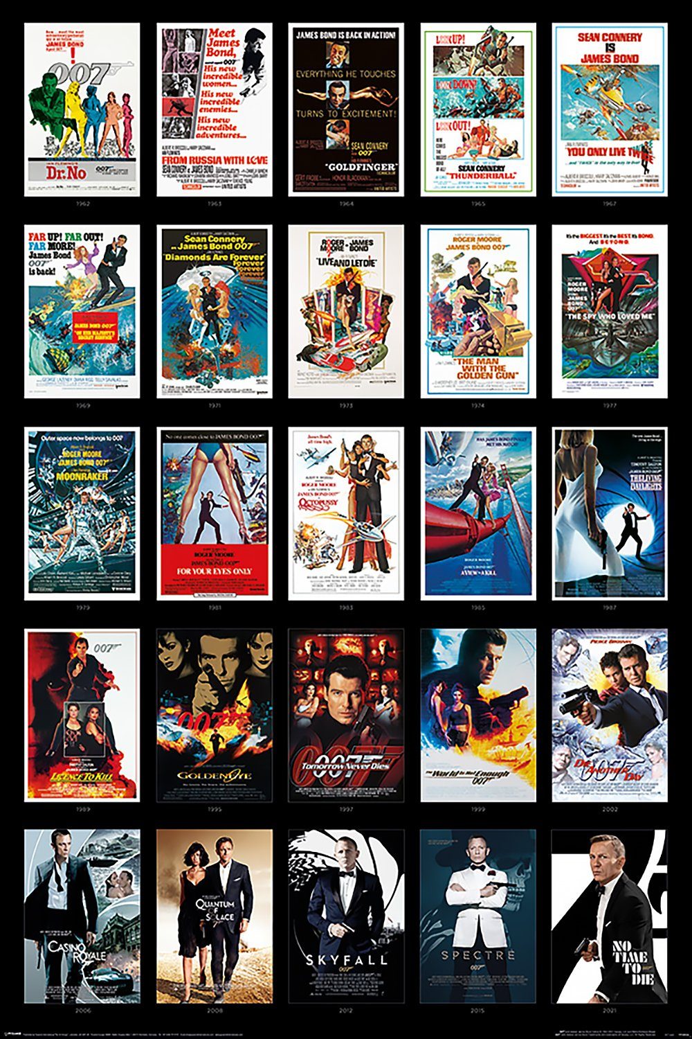 PYRAMID Poster James Bond 007 Poster
