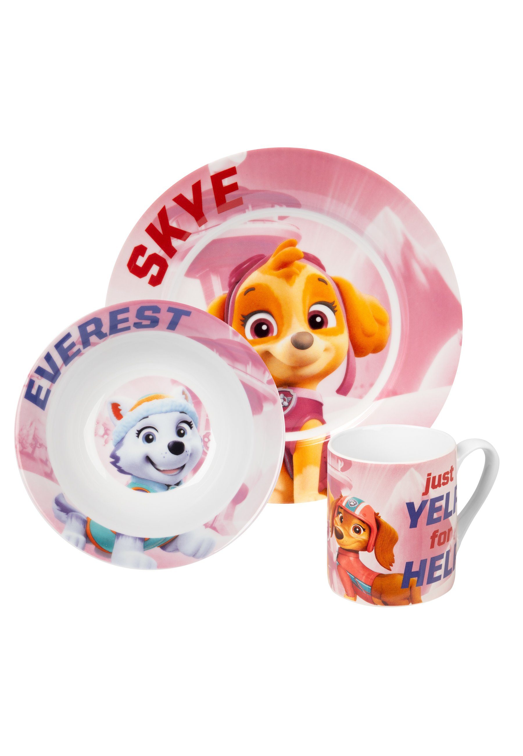 United Labels® Frühstücks-Geschirrset Paw Patrol -