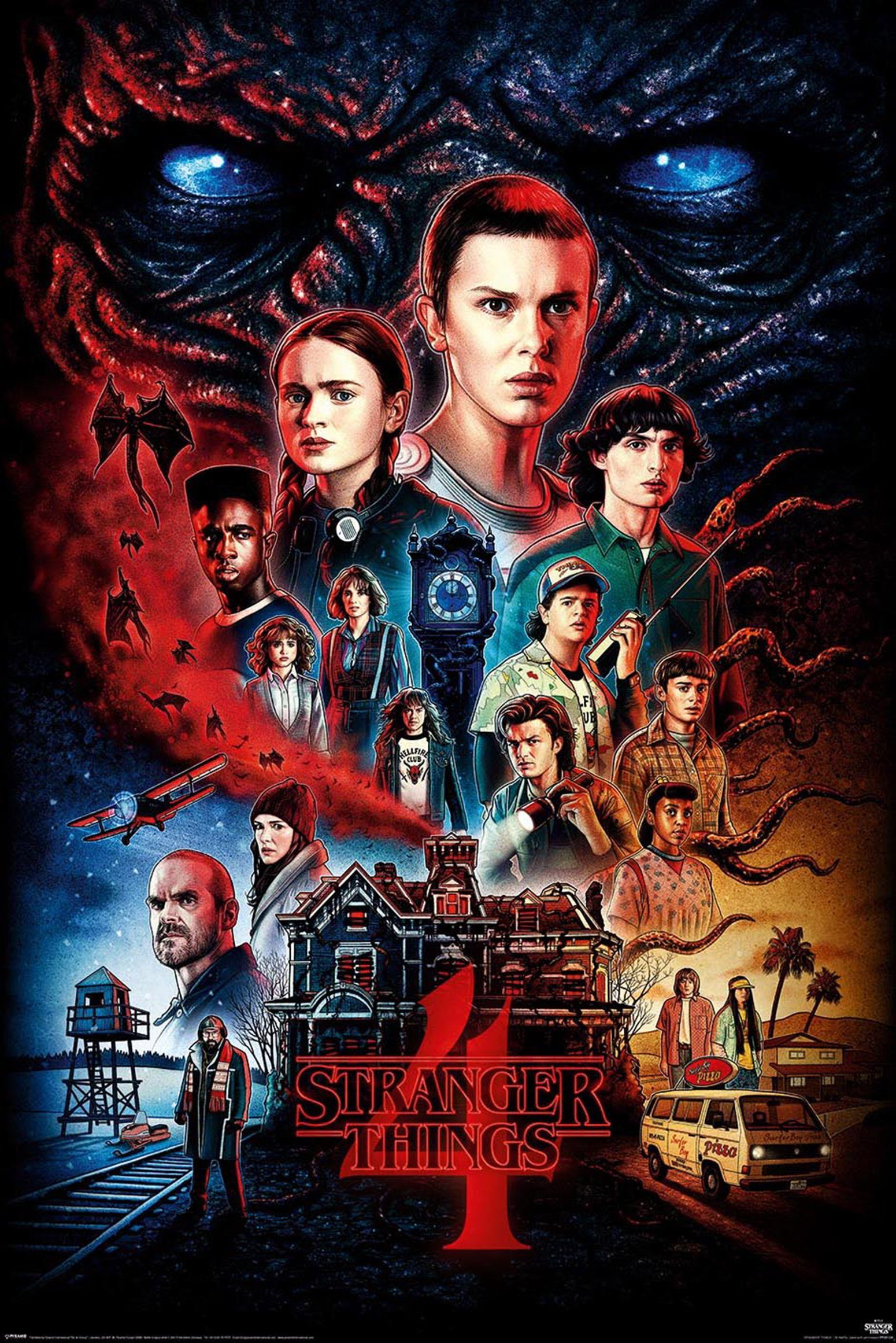 PYRAMID Poster Stranger Things 4 Poster