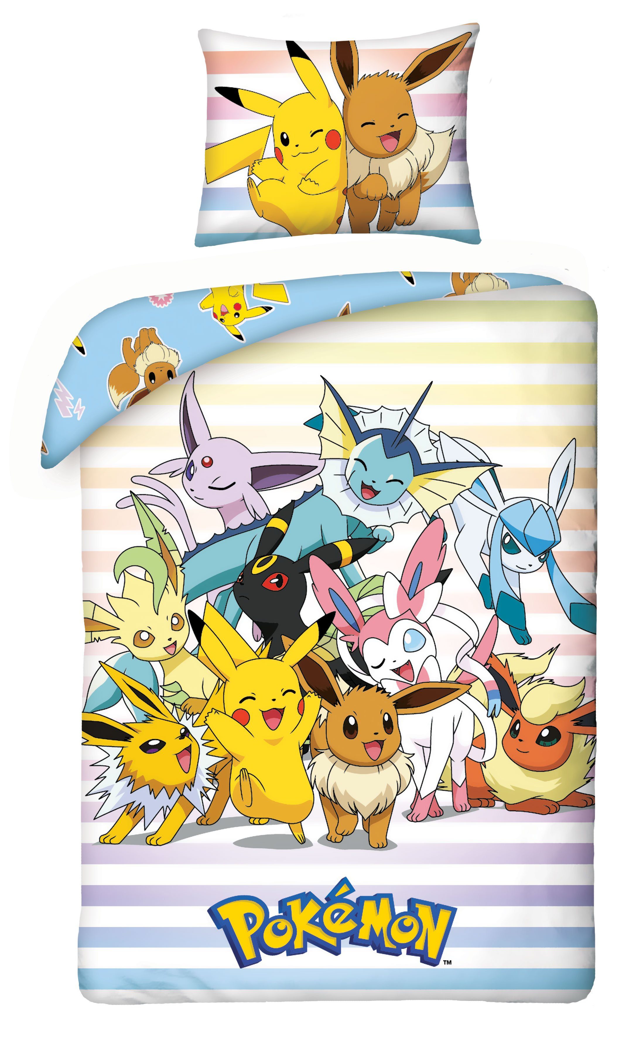 POKÉMON Bettwäsche Pokemon Bettwäsche 135 x