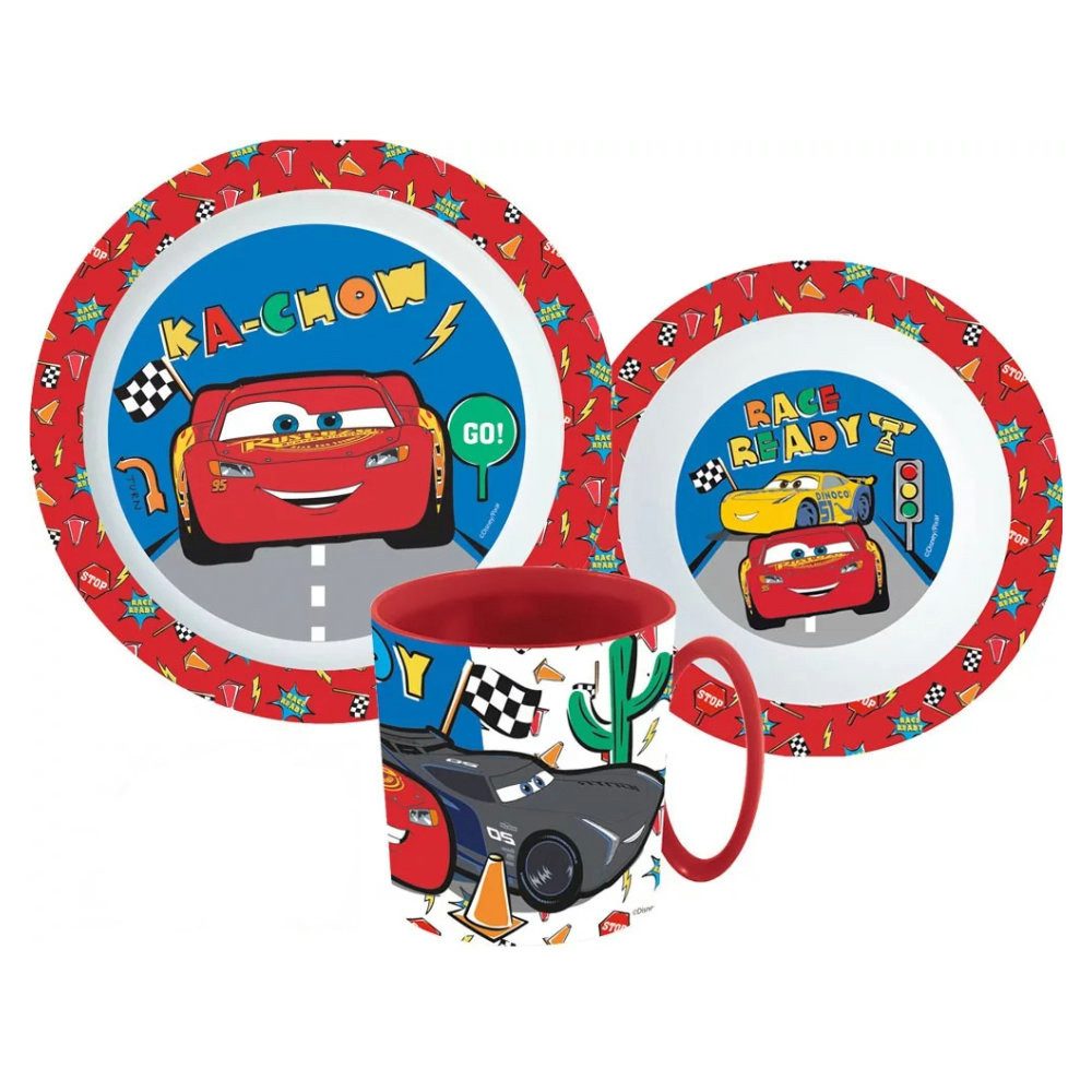 Disney Kindergeschirr-Set Disney Cars Lightning McQueen