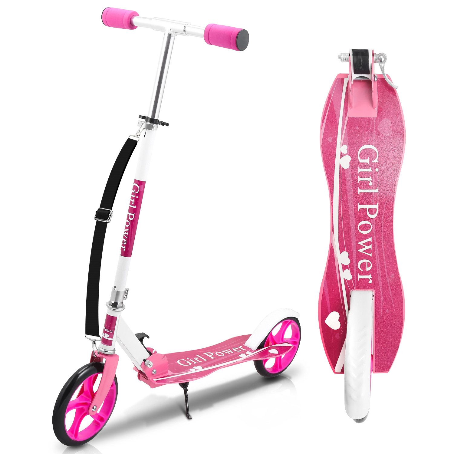 Clanmacy Scooter Kinderoller Scooter klappbar Kinderscooter