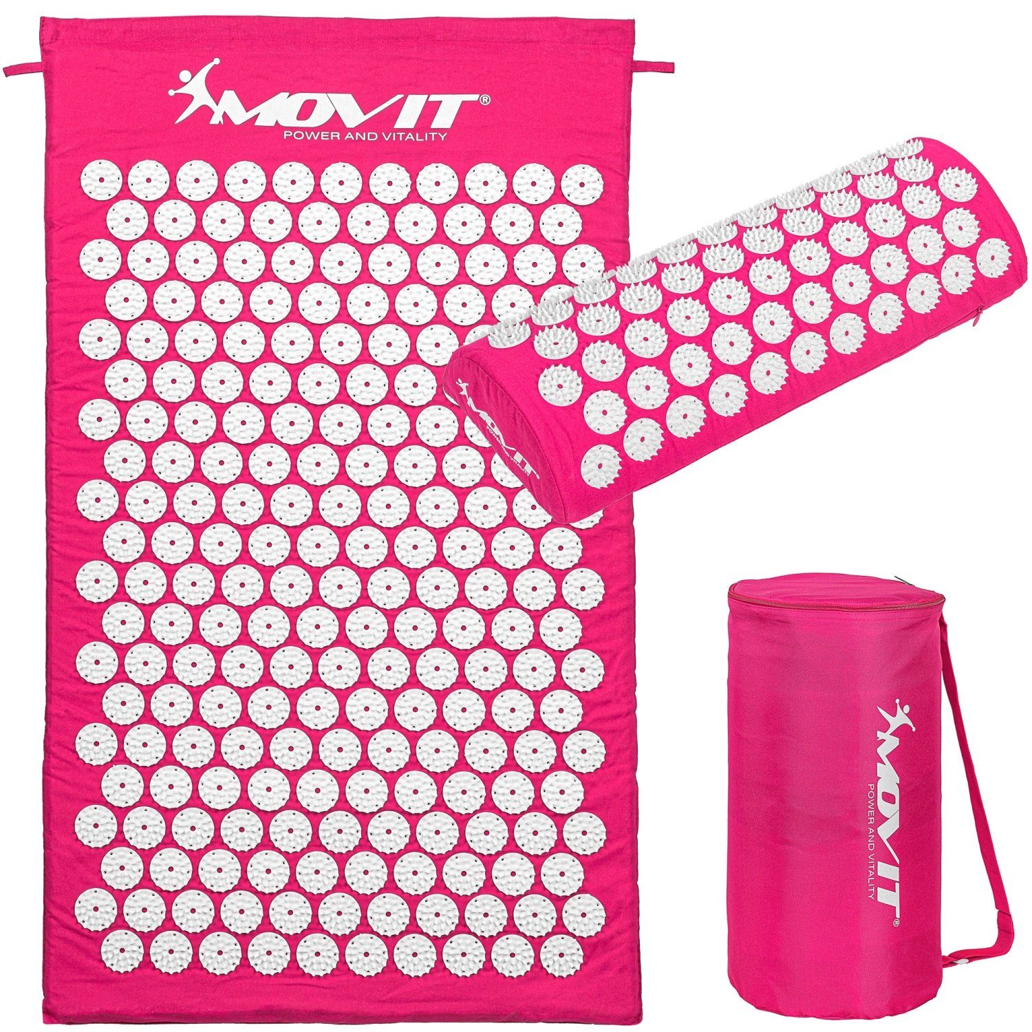 MOVIT Akupressurmatte Movit® Akupressur-Set Akupressurmatte inkl.