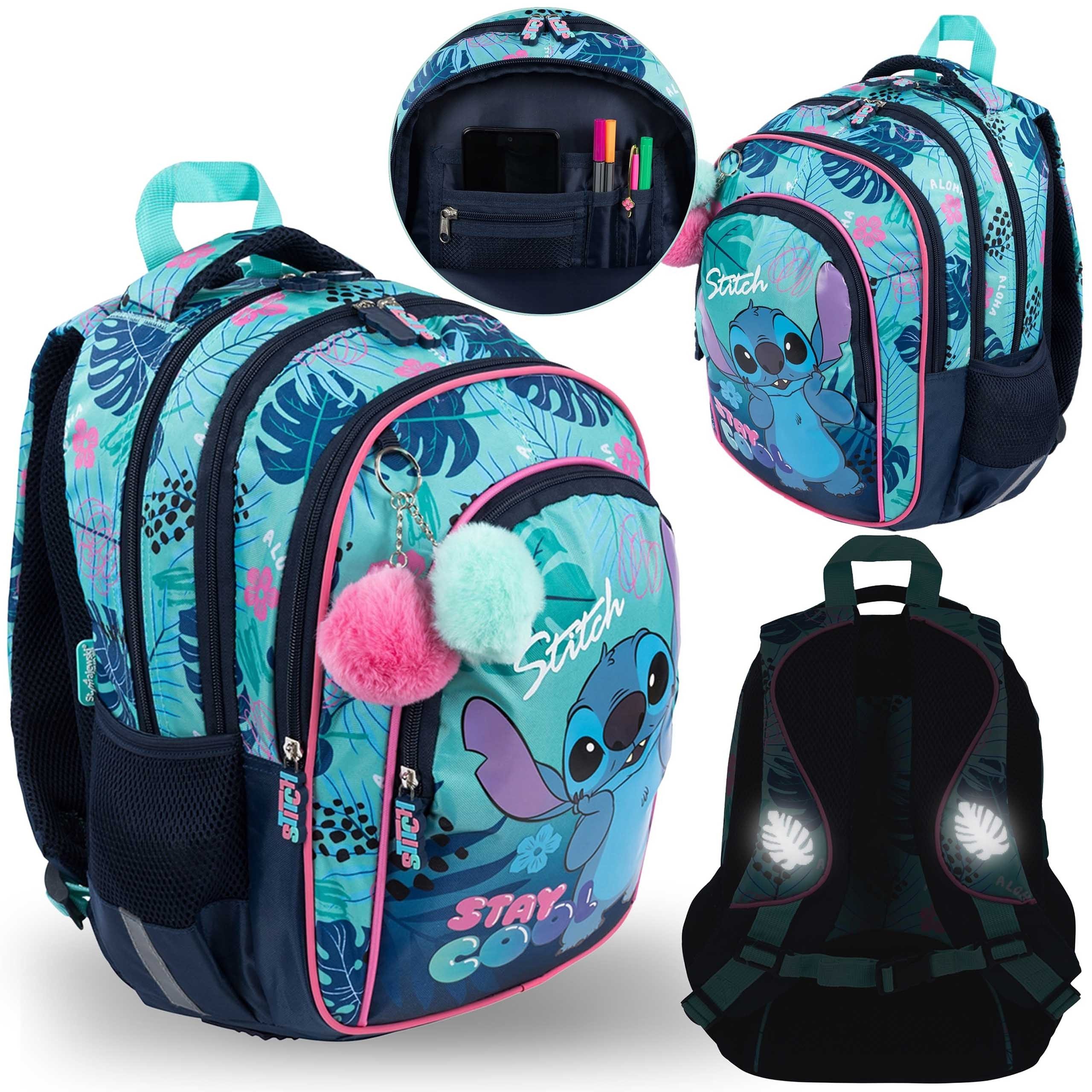 Sarcia.eu Schulrucksack DISNEY Stitch Bunter Schulrucksack