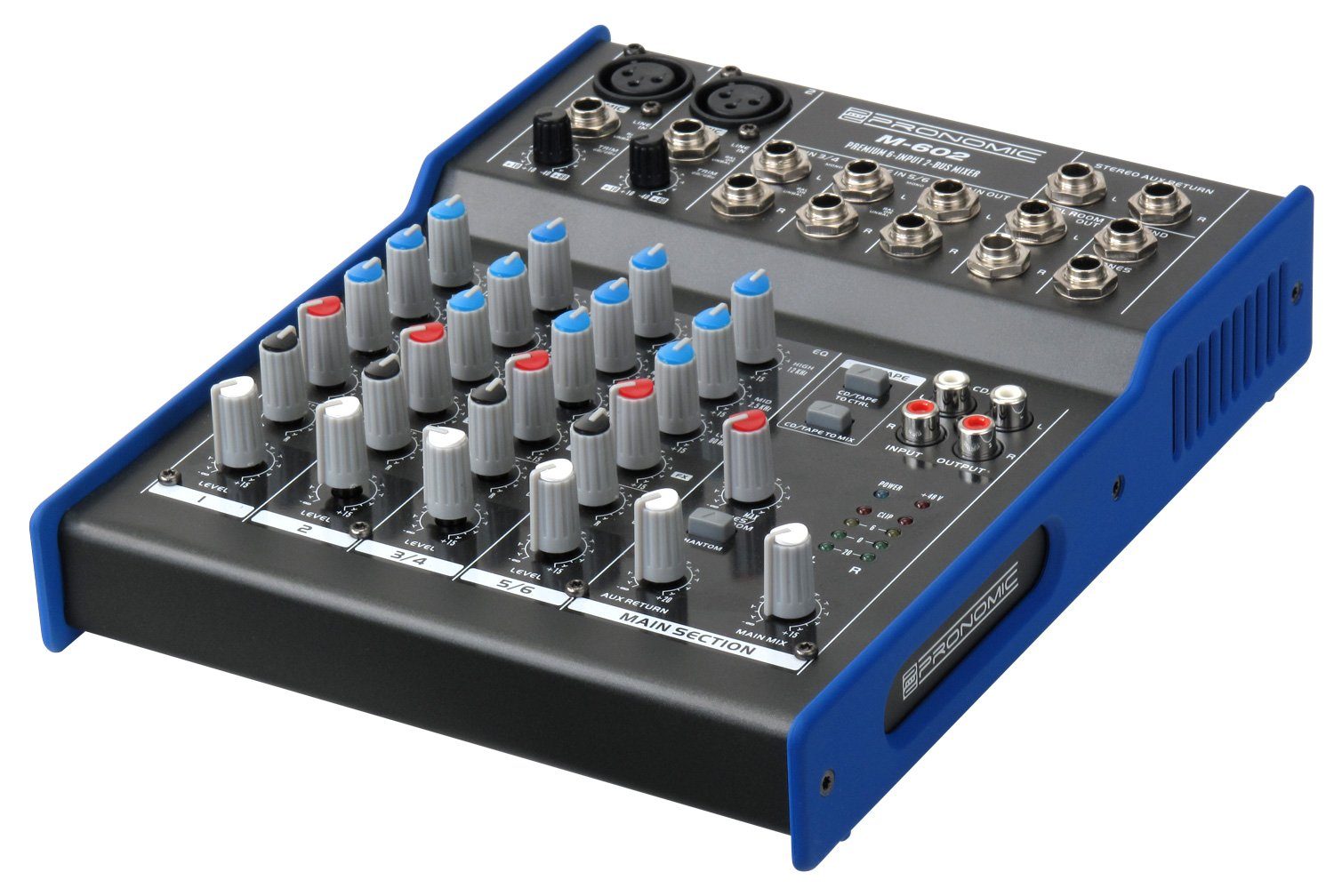 Pronomic Mischpult M-602 Live/Studio 6-Kanal DJ