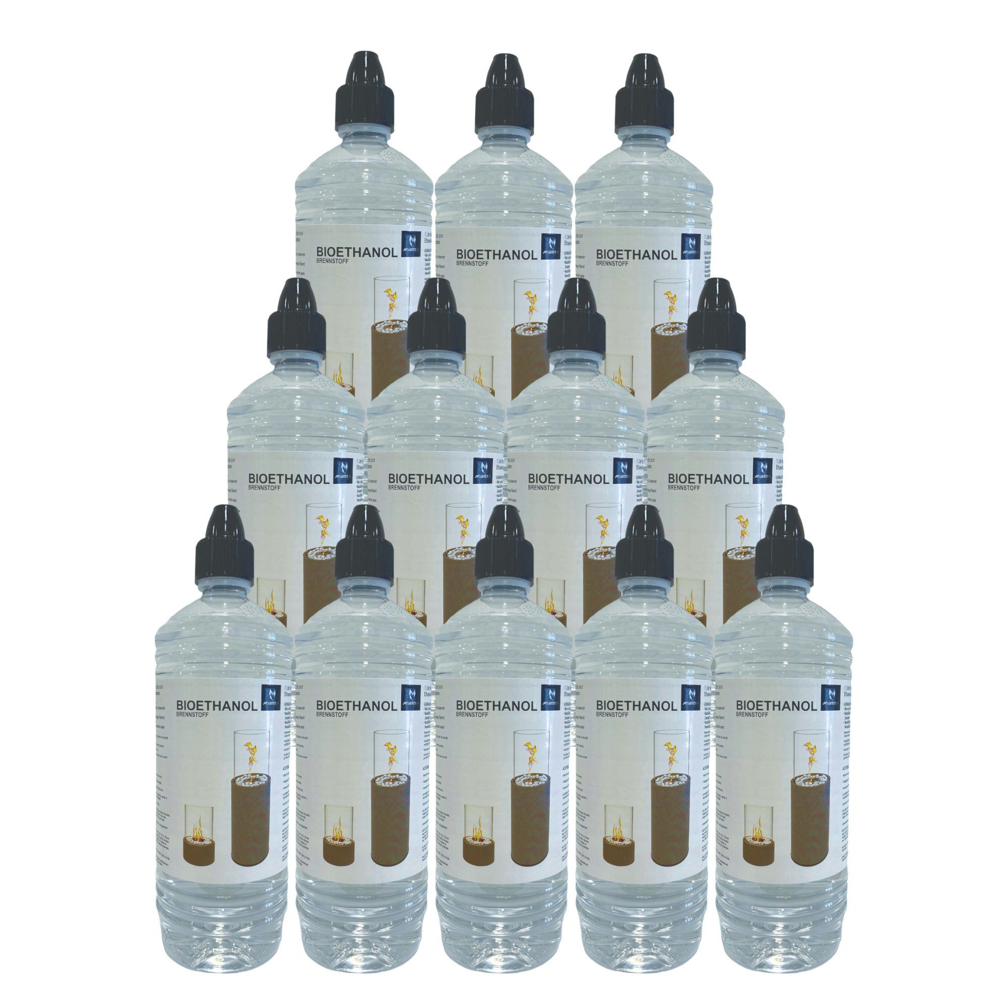Monster24 Bioethanol Flüssiges Bio-Ethanol 96,6% Reinheit