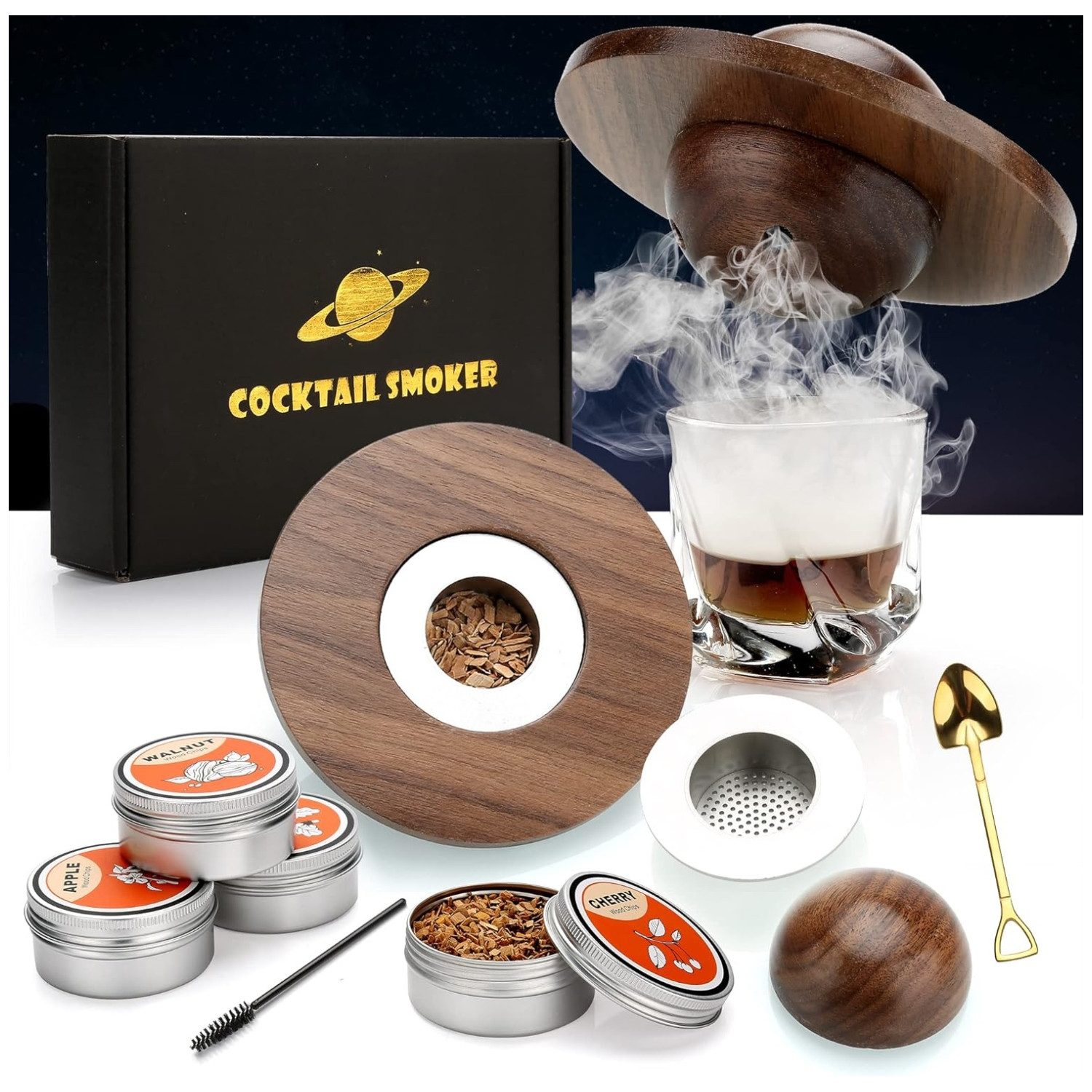 LuxusKollektion Cocktail-Set Whisky Geschenkset Cocktail Smoker