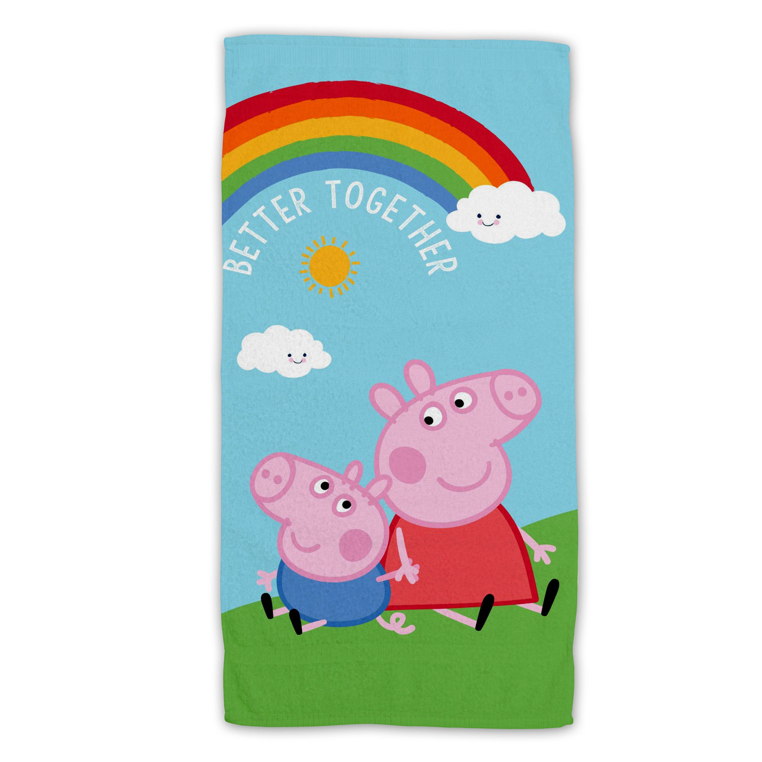Peppa Pig Strandtuch Baumwolle Strandtuch Frottee