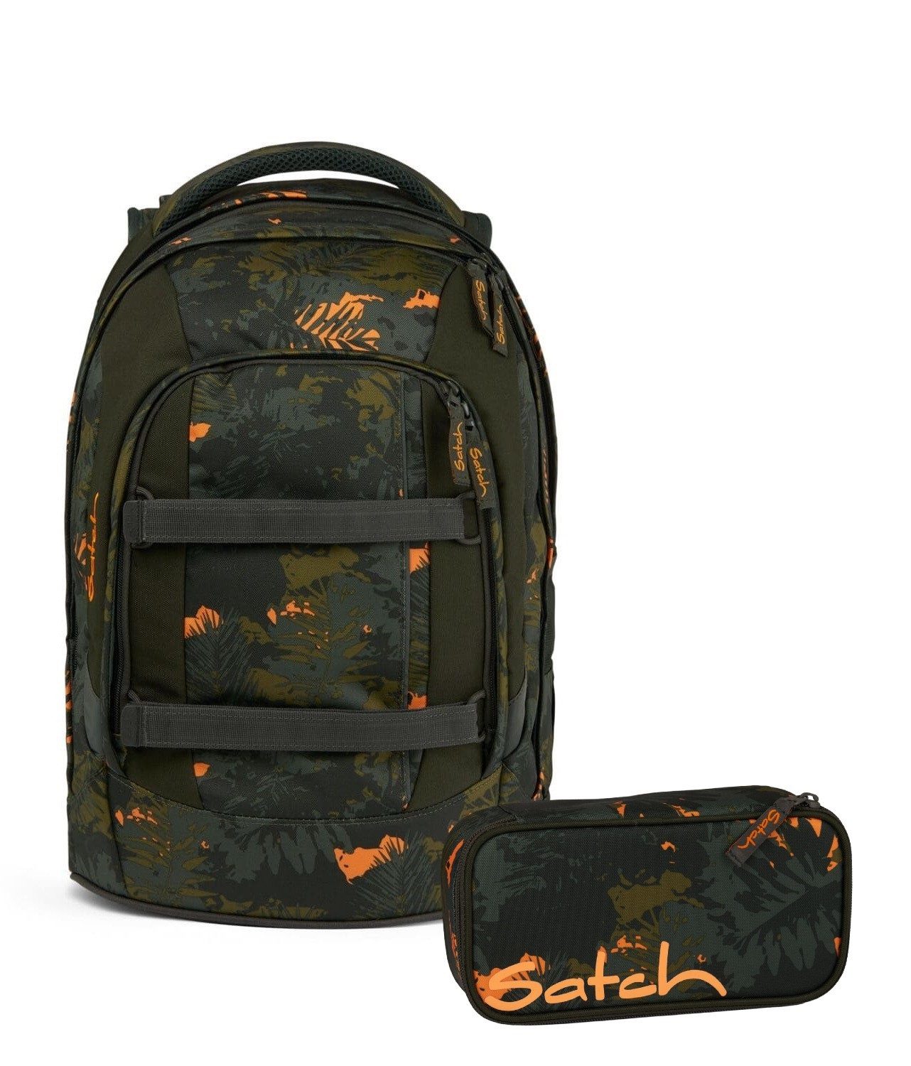 Satch Schulranzen Schulrucksack-Set PACK Jurassic Jungle