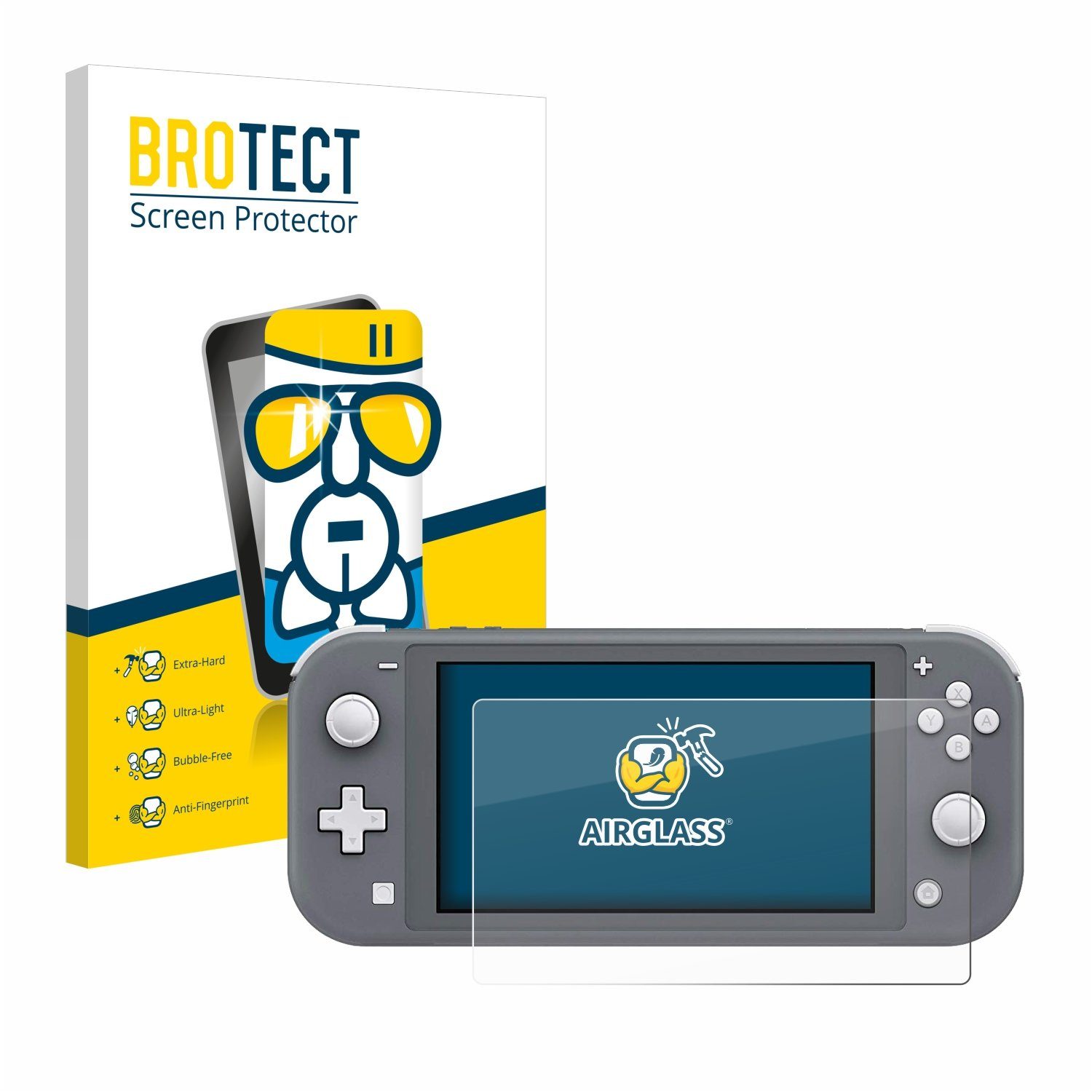 BROTECT Displayschutzglas Schutzglas für Nintendo Switch
