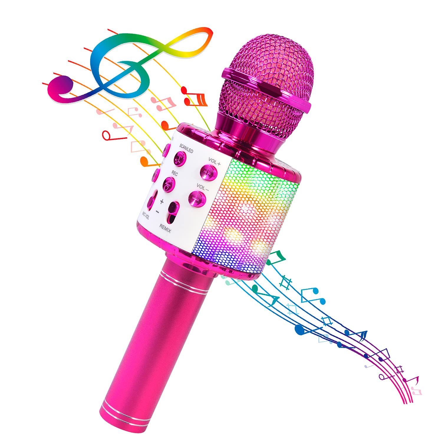 ZEUOPQ Mikrofon Bluetooth-Mikrofon Karaoke Kinder Wireless