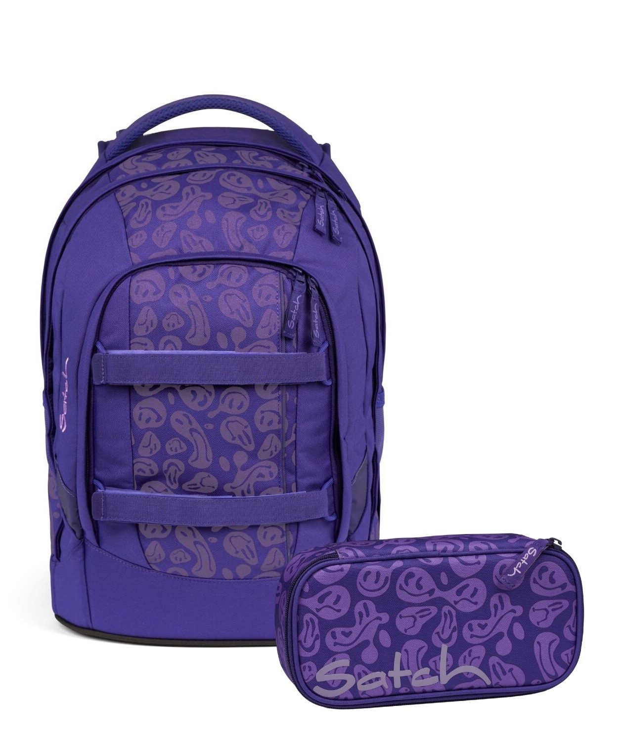 Satch Schulranzen Schulrucksack-Set PACK Bright Faces