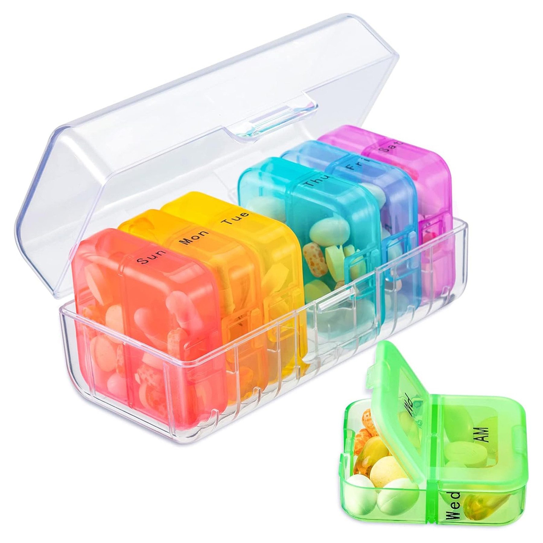 Mutig Pillendose Tablettenbox 7 Tage 2