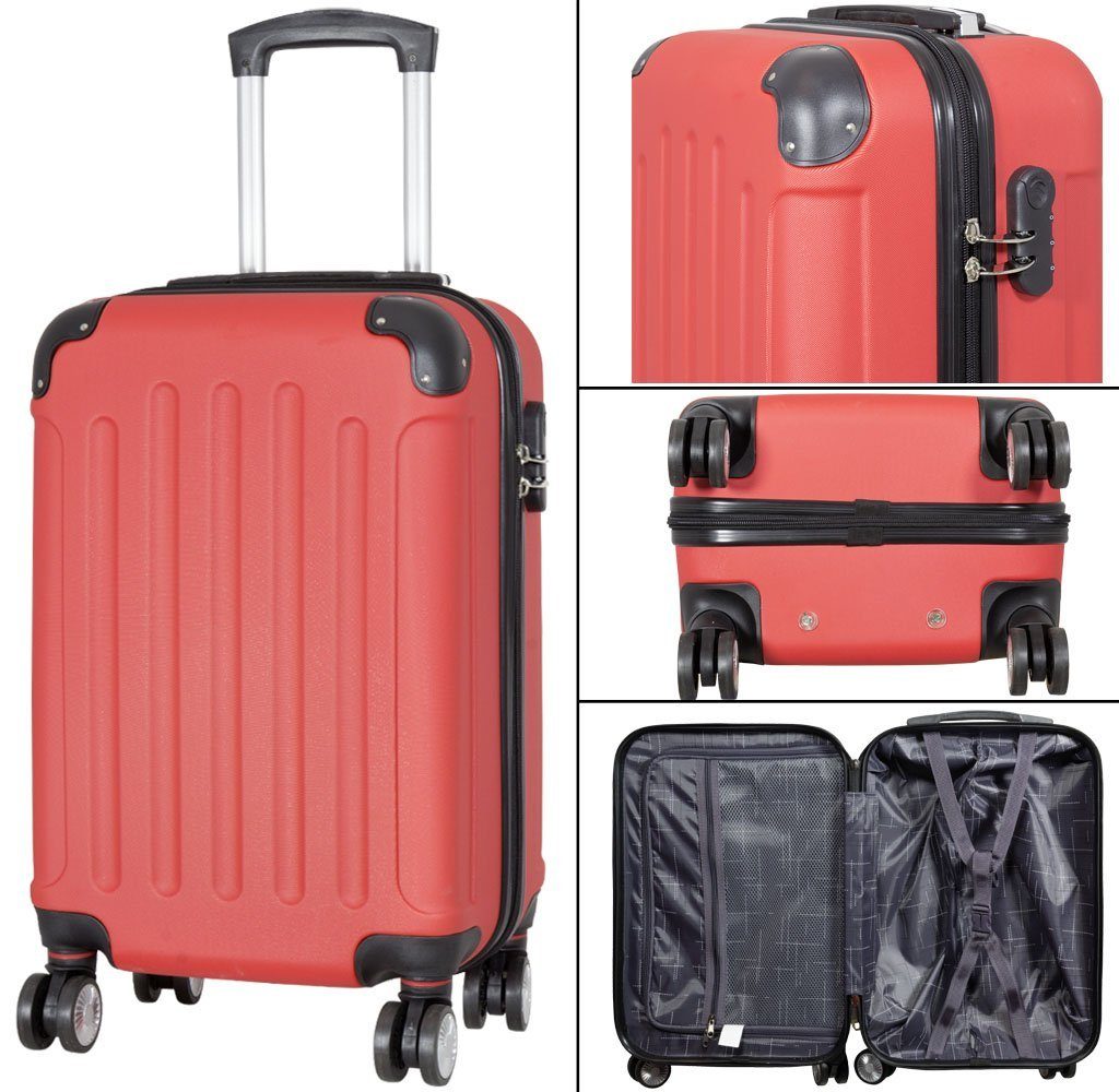 MONOPOL® Hartschalen-Trolley Hartschalen-Trolley Reisekoffer M-L-XL ABS