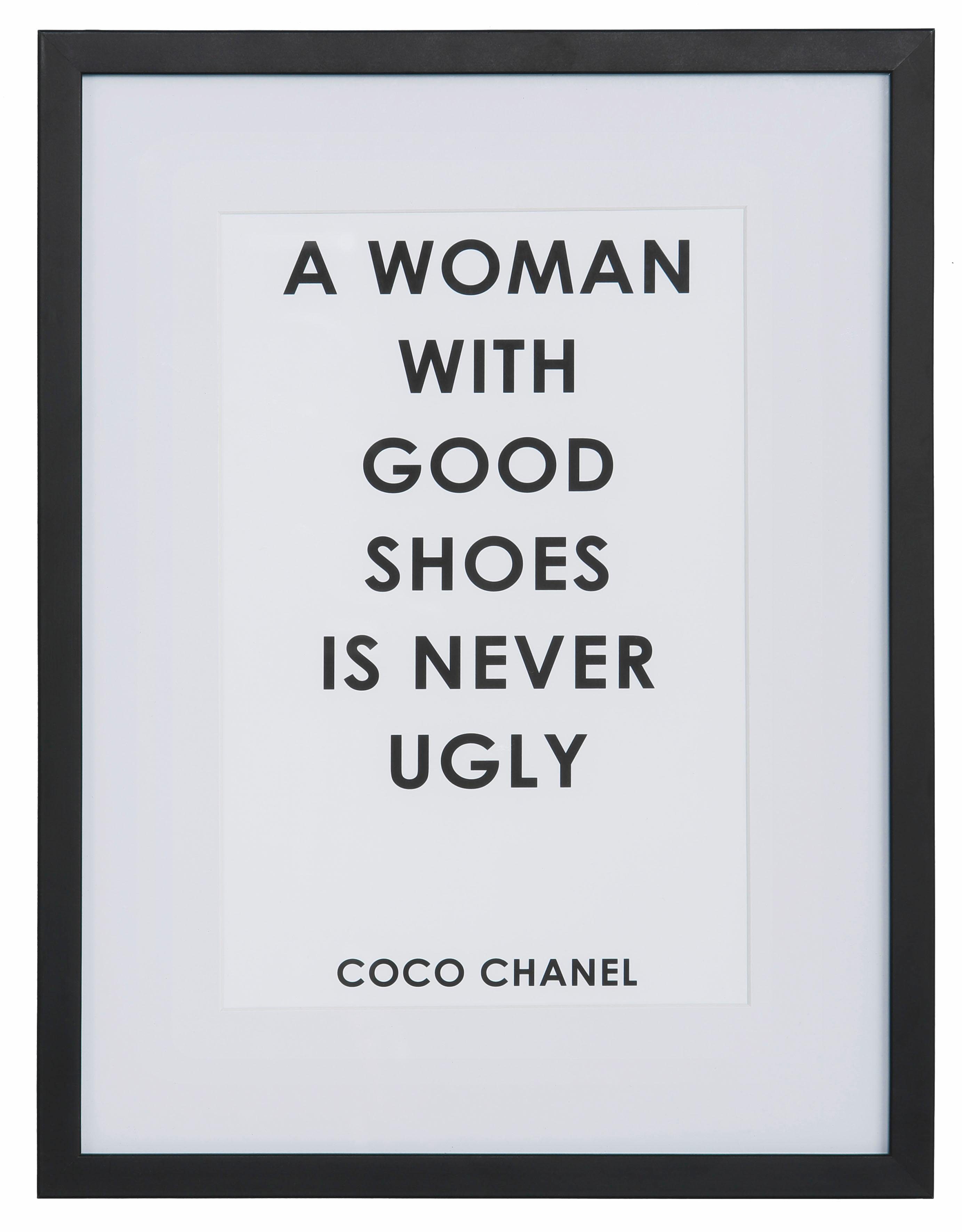 Leonique Bild Zitat Coco Chanel, Motivationsbilder,