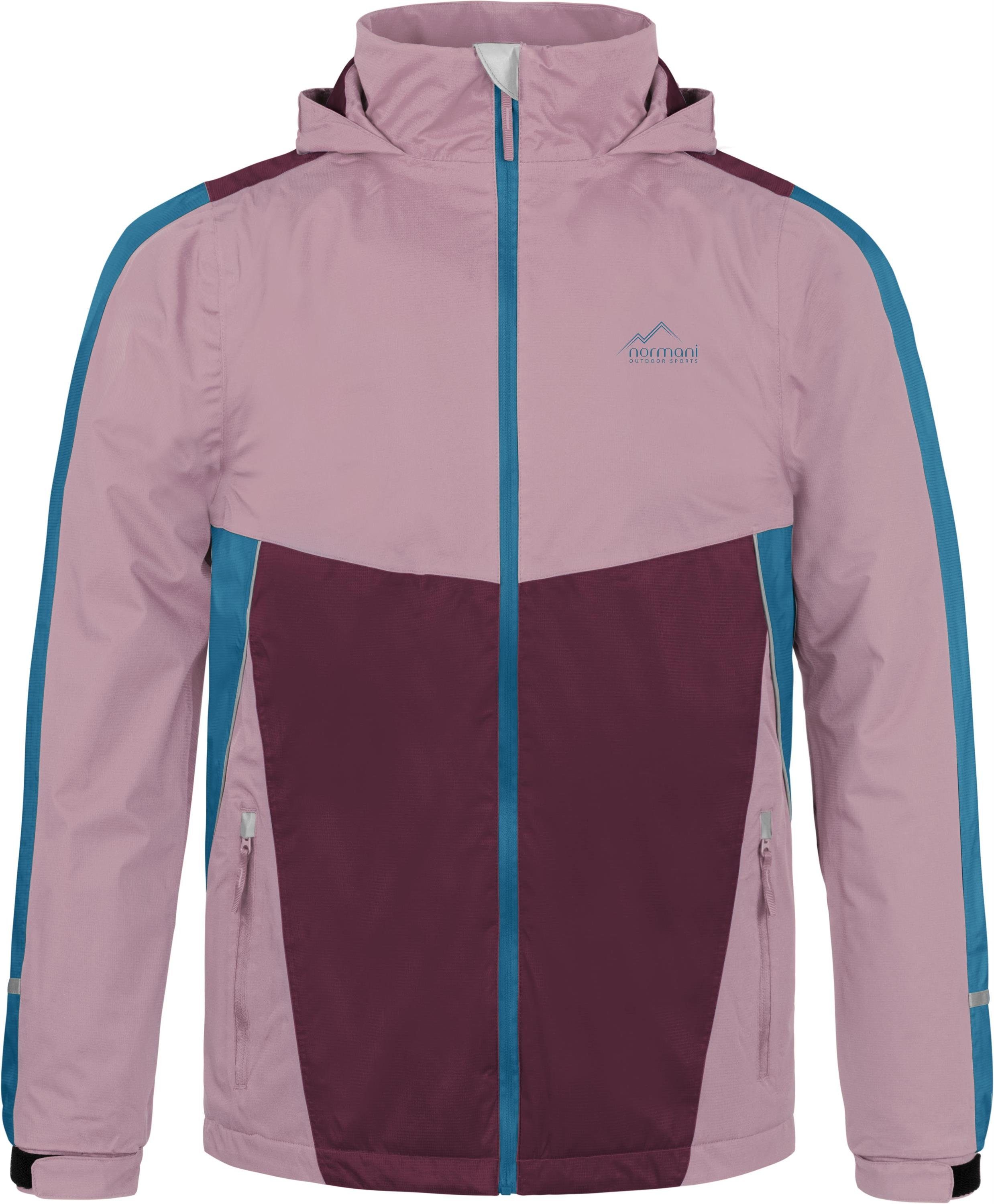 normani Regenjacke Kinder Regenjacke mit Fleecefutter