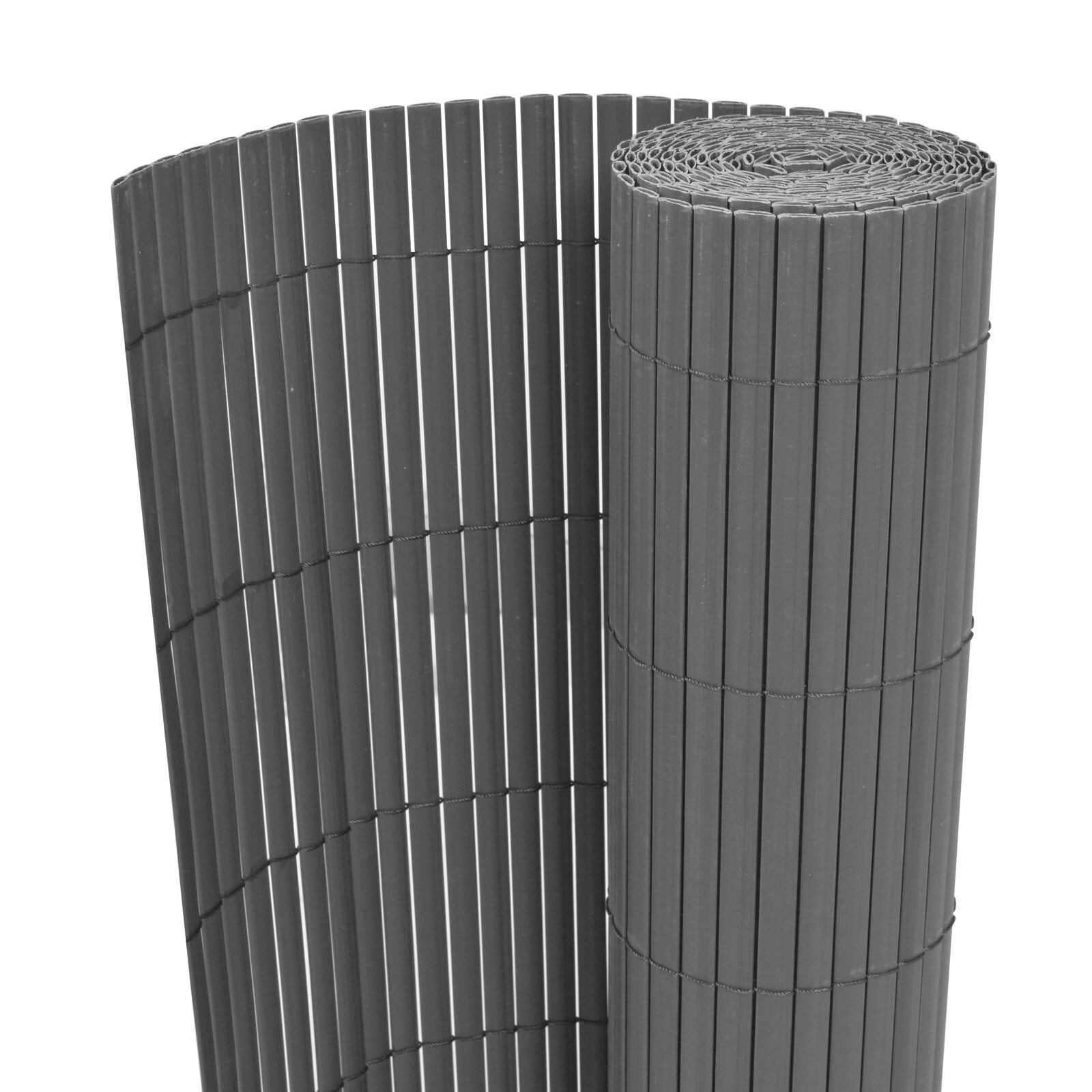 vidaXL Gartenzaun Doppelseitiges Gartenzaun PVC 150x500
