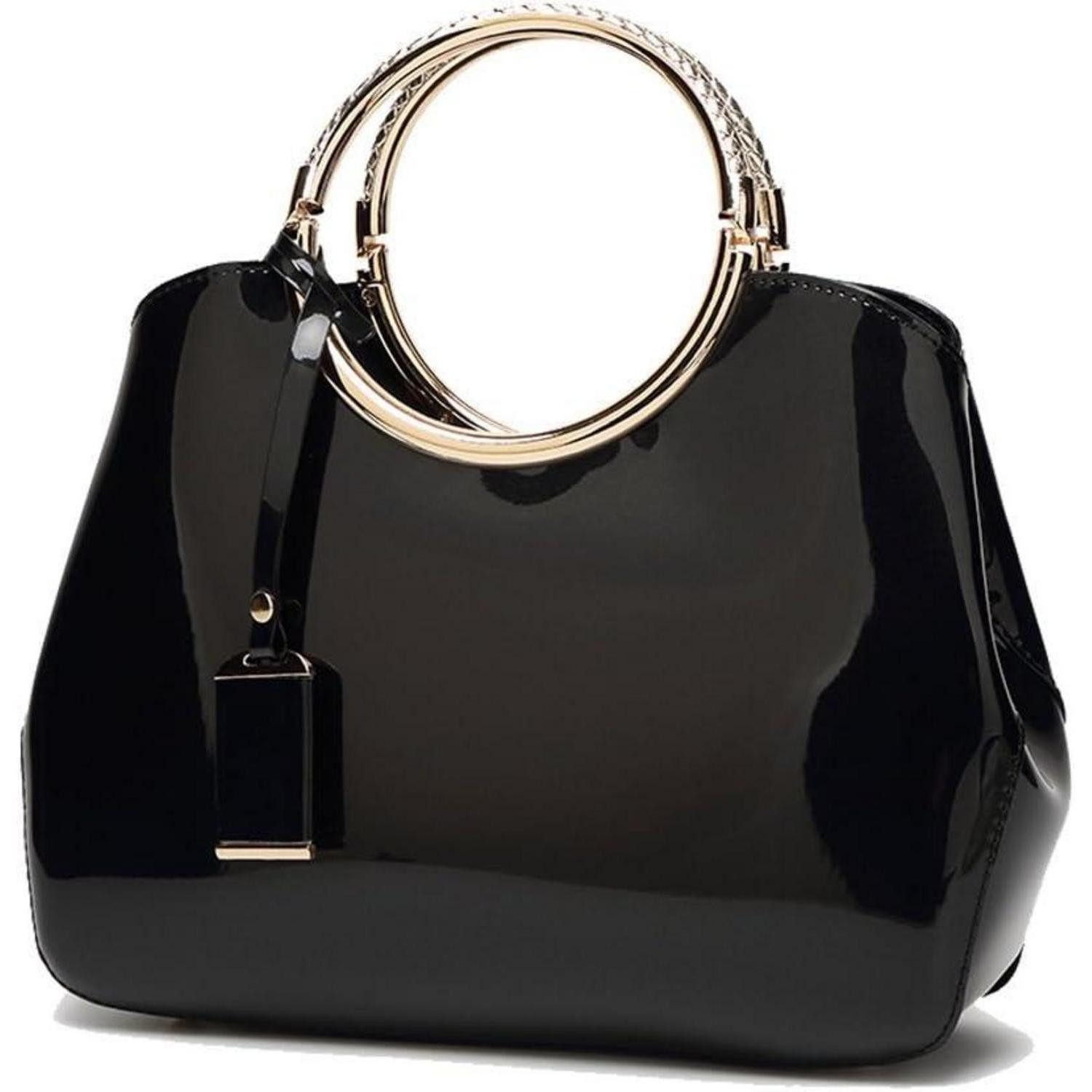 LuxusKollektion Handtasche Damen Handtasche PU-Lackleder Henkeltasche