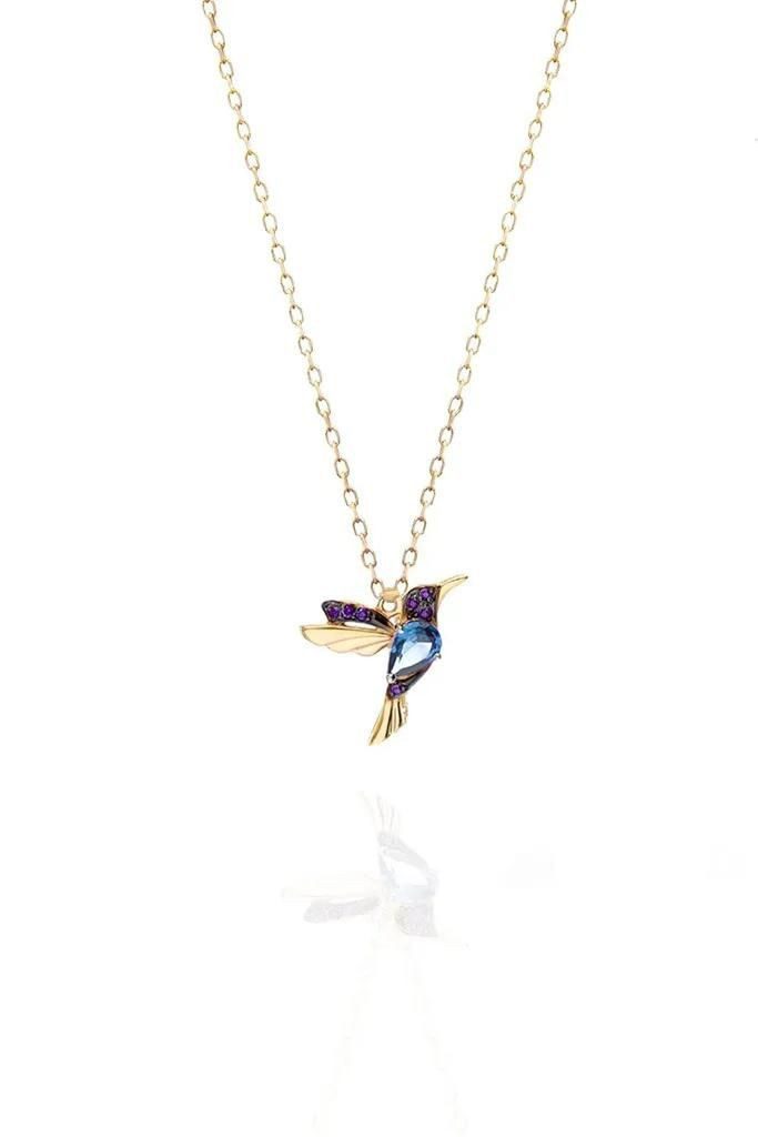 Einzelstück Kette mit Anhänger Kette KOLIBRI