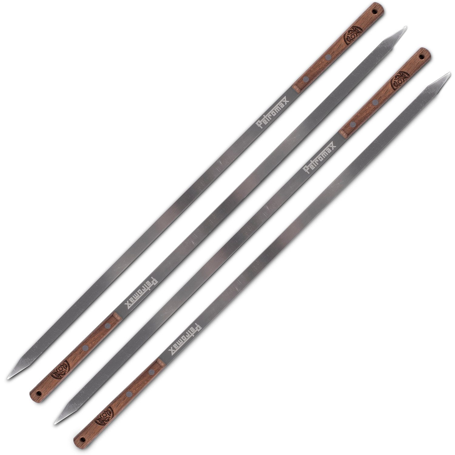 Petromax Grillspieß 4er Set, Spieß Edelstahl,