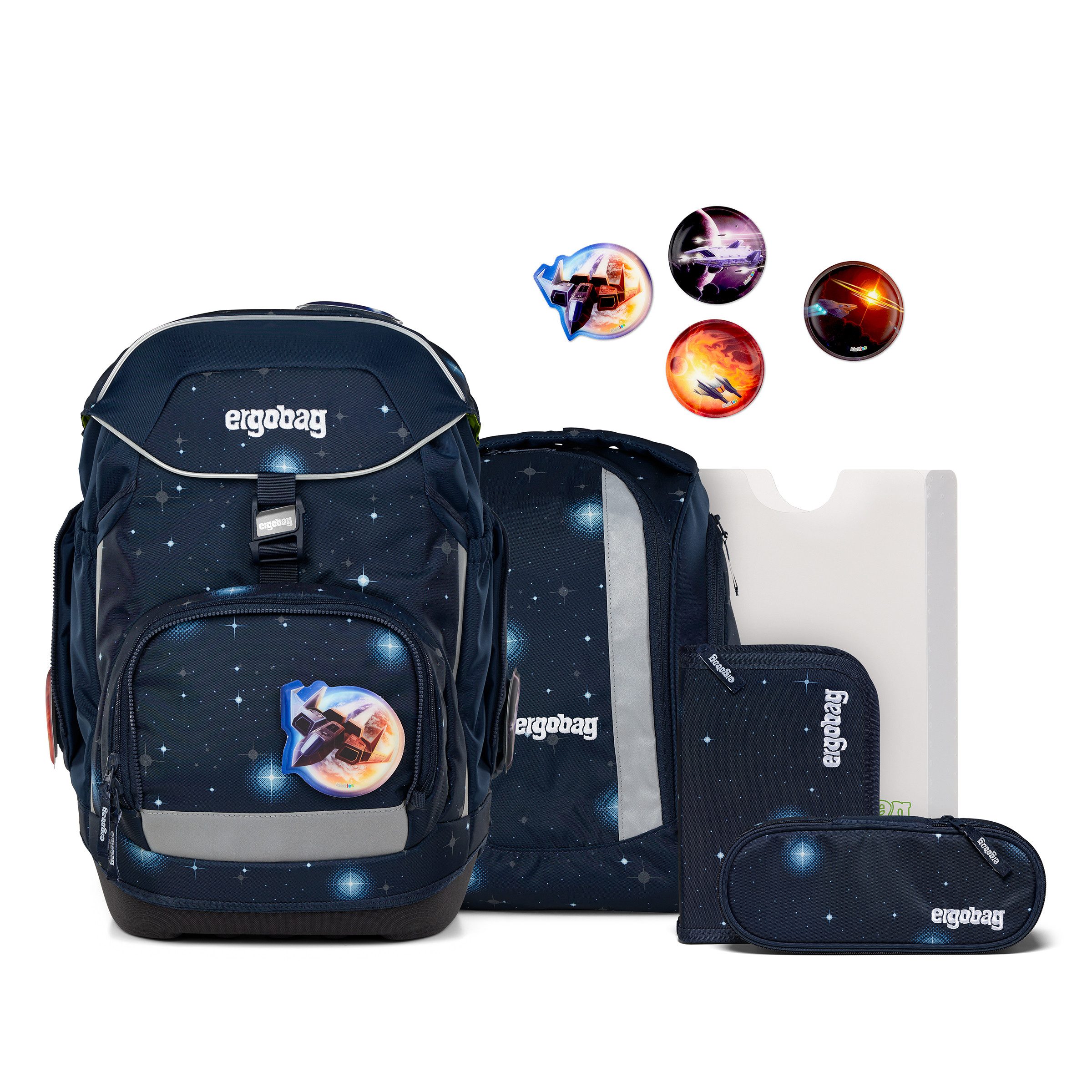 ergobag Schulranzen Pack Galaxy Glow