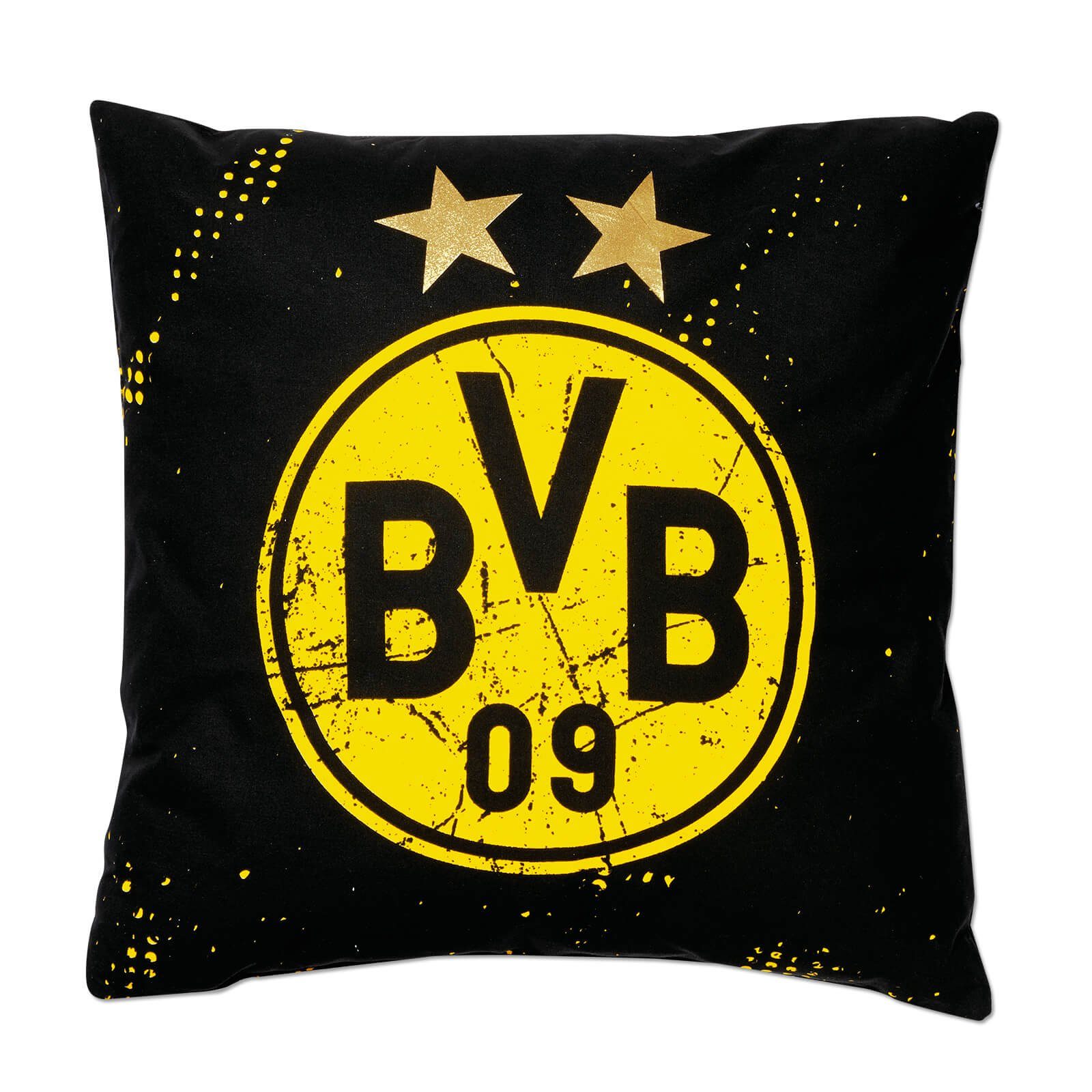 BVB Kopfkissen BVB-Kissen Sterne, Füllung: Oberstoff