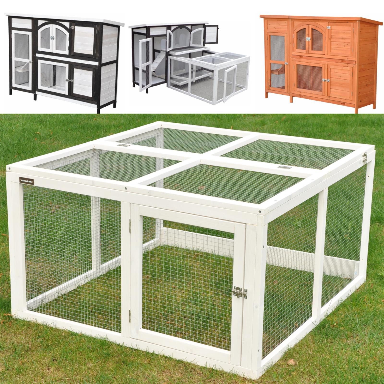 nanook Kleintierkäfig Freigehege für Hasenstall Jumbo