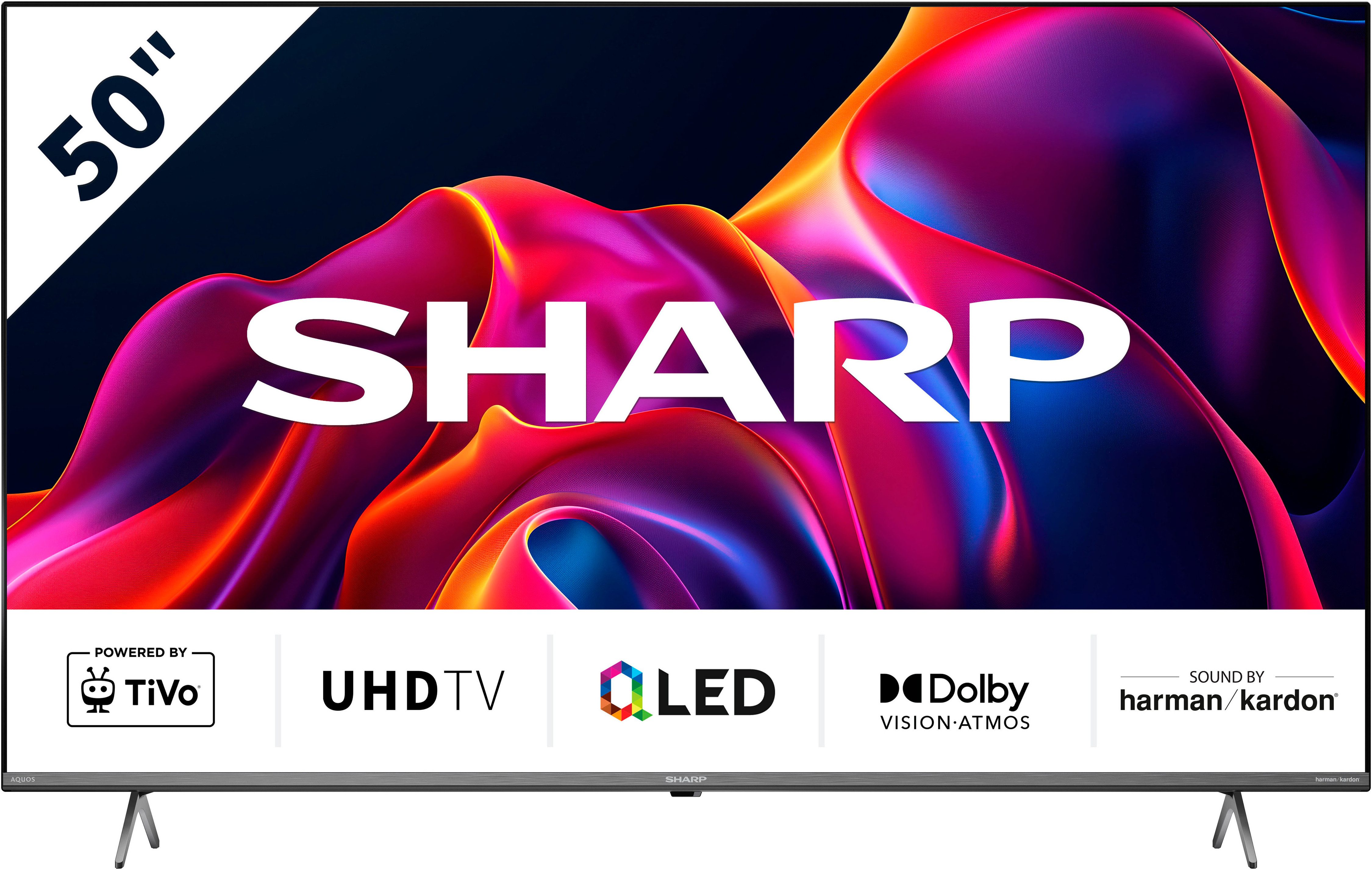 Sharp 4T-C50GMx QLED-Fernseher (126 cm/50 Zoll,