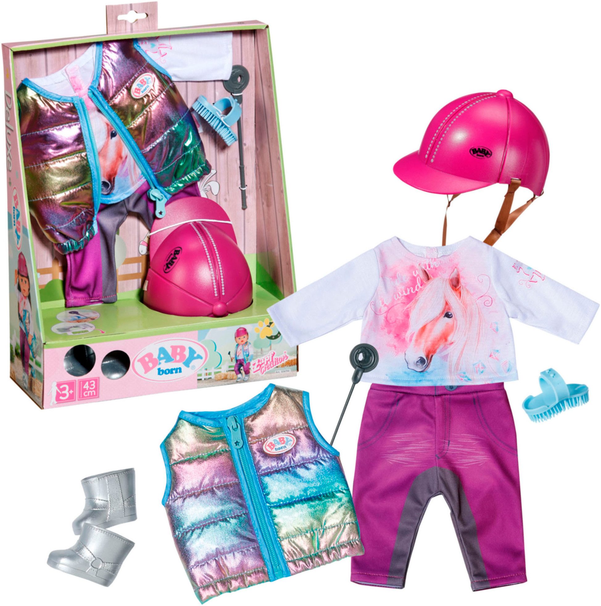 Baby Born Puppenkleidung Reiter-Outfit 43 cm