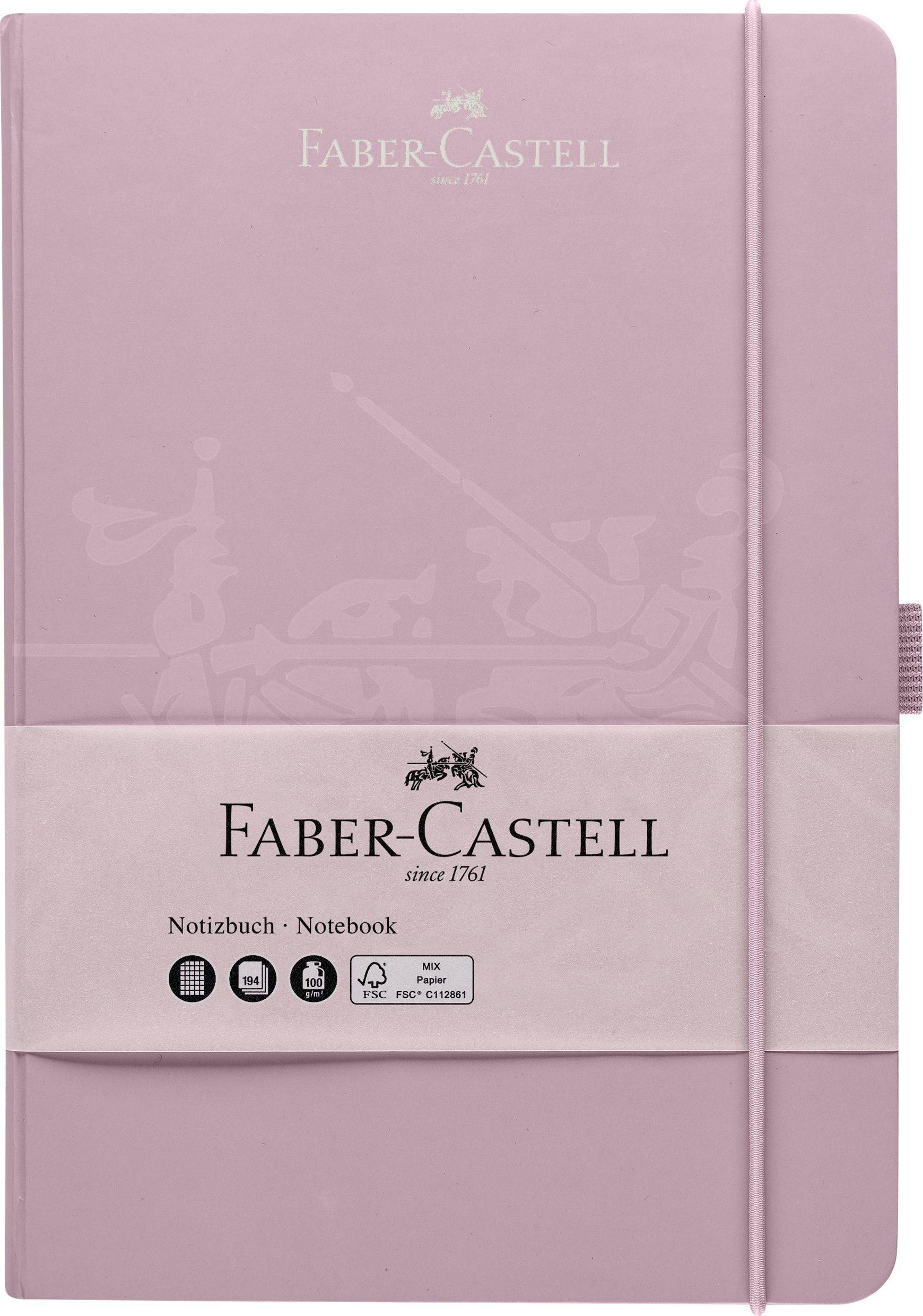 Faber-Castell Notizbuch Notizbuch - A5, kariert,