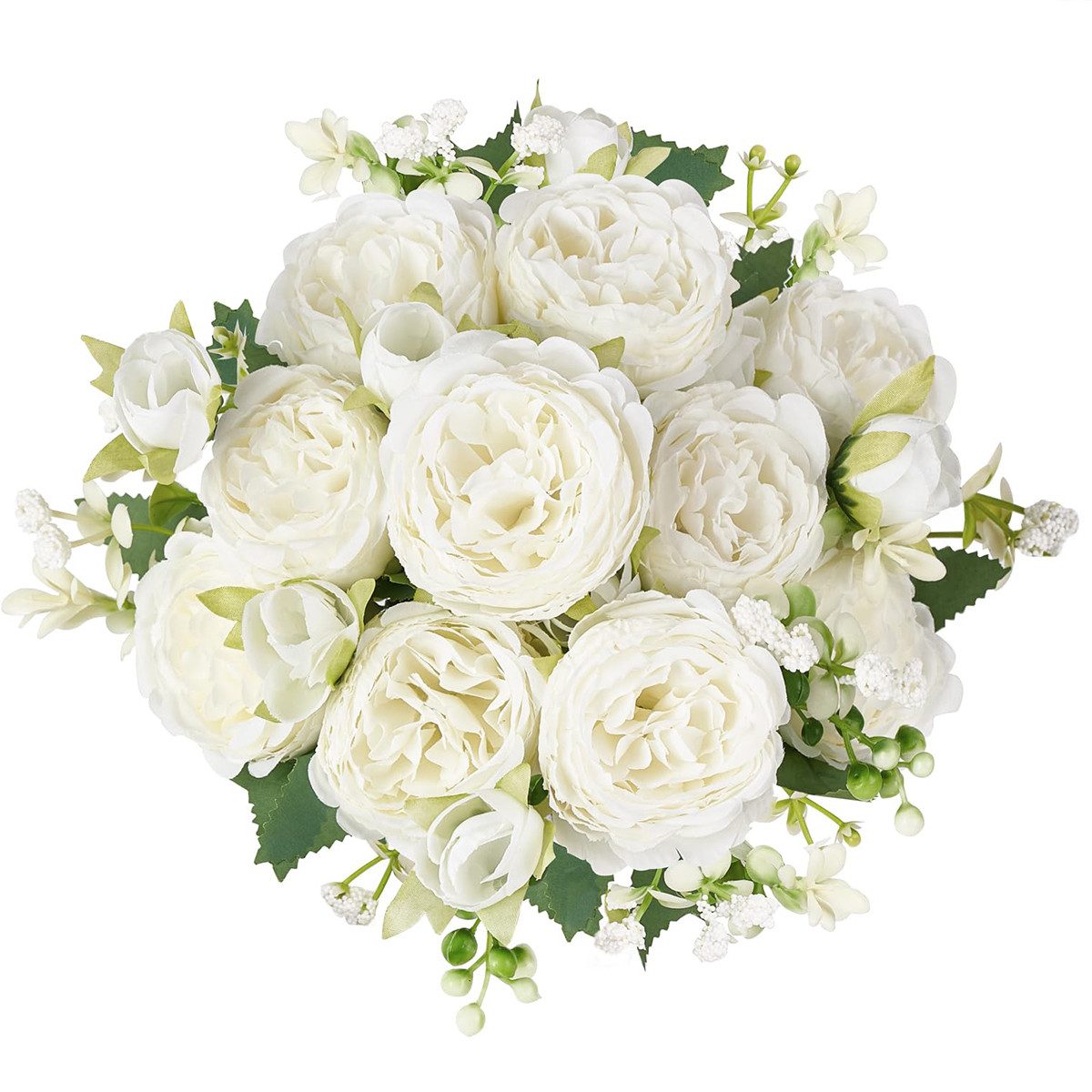 Kunstblumenstrauß Kunstblumenstrauß Rugosa-Rose Künstliche Blumen Rugosa-Rose