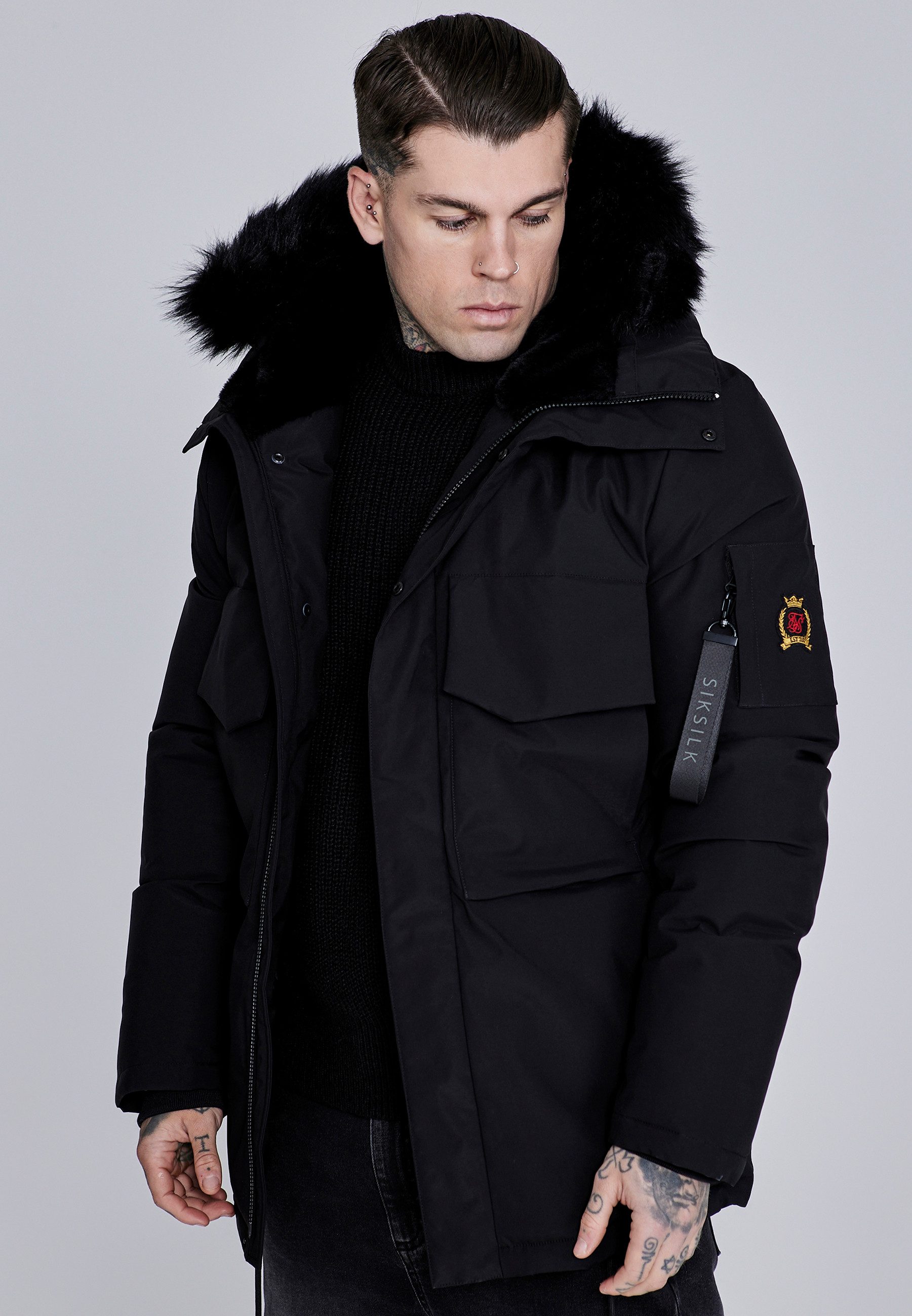 Siksilk Parka SikSilk Herren Parka
