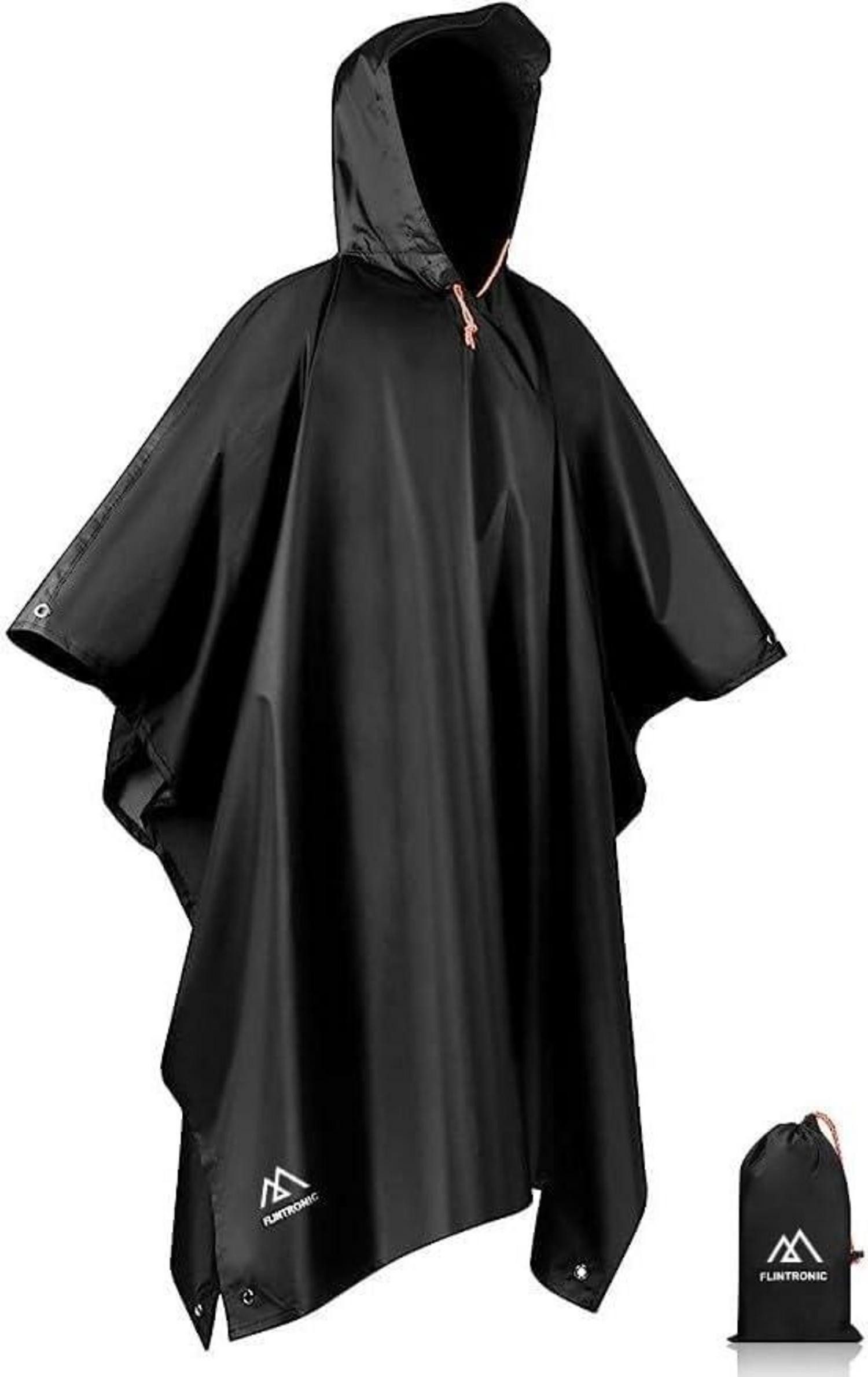 LuxusKollektion Fahrradständer Wasserdichter Regenponcho Leicht 3